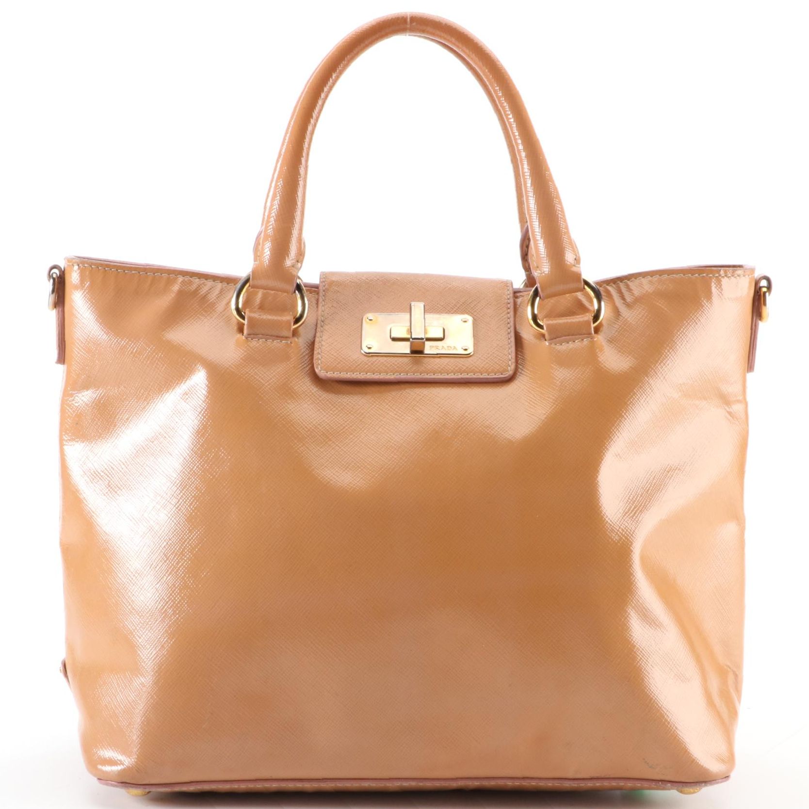 Prada Handbag in Saffiano Patent Leather
