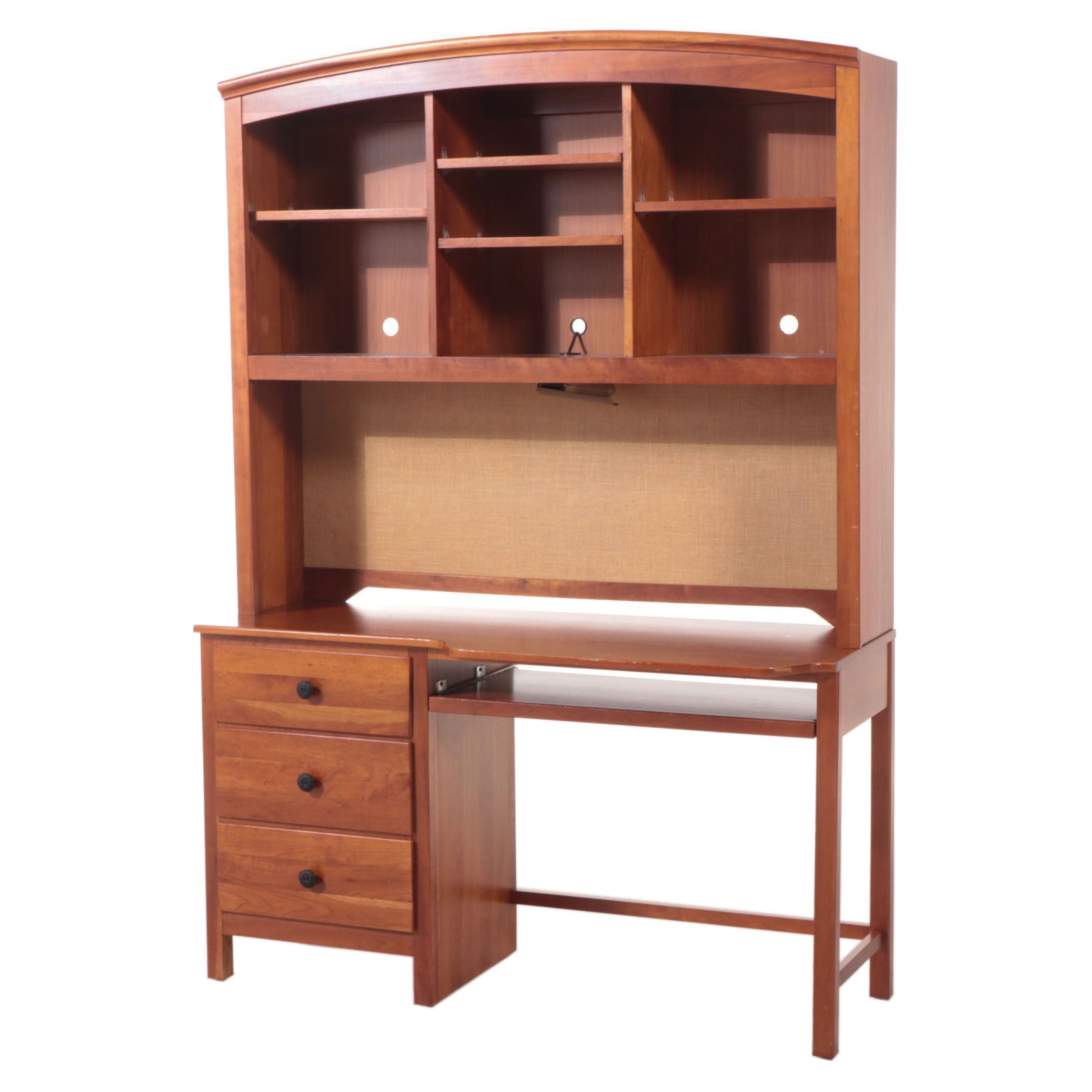 Lexington Furniture Cherrywood Computer Desk with Hutch