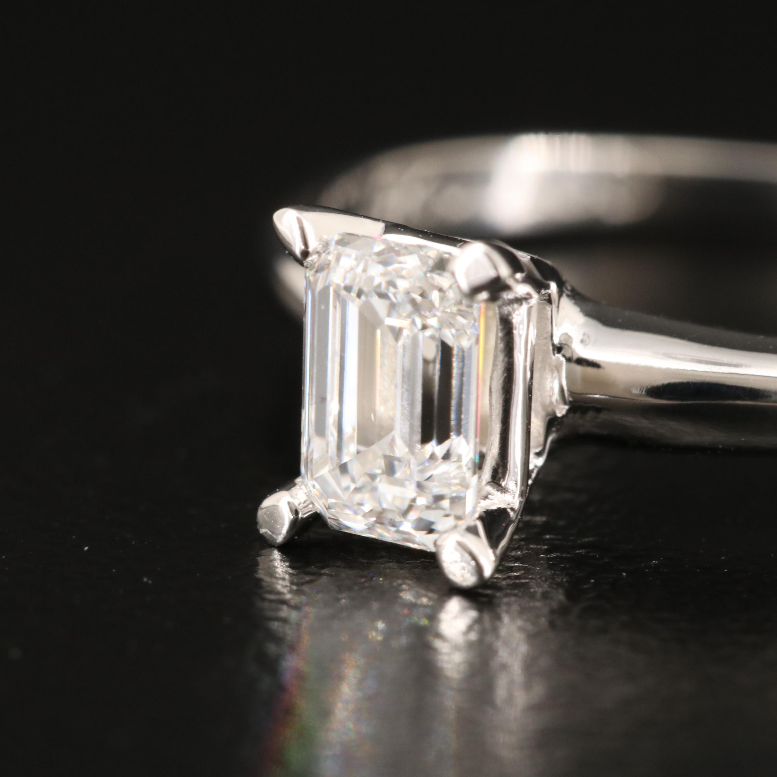 14K 0.55 CT Lab Grown Diamond Ring