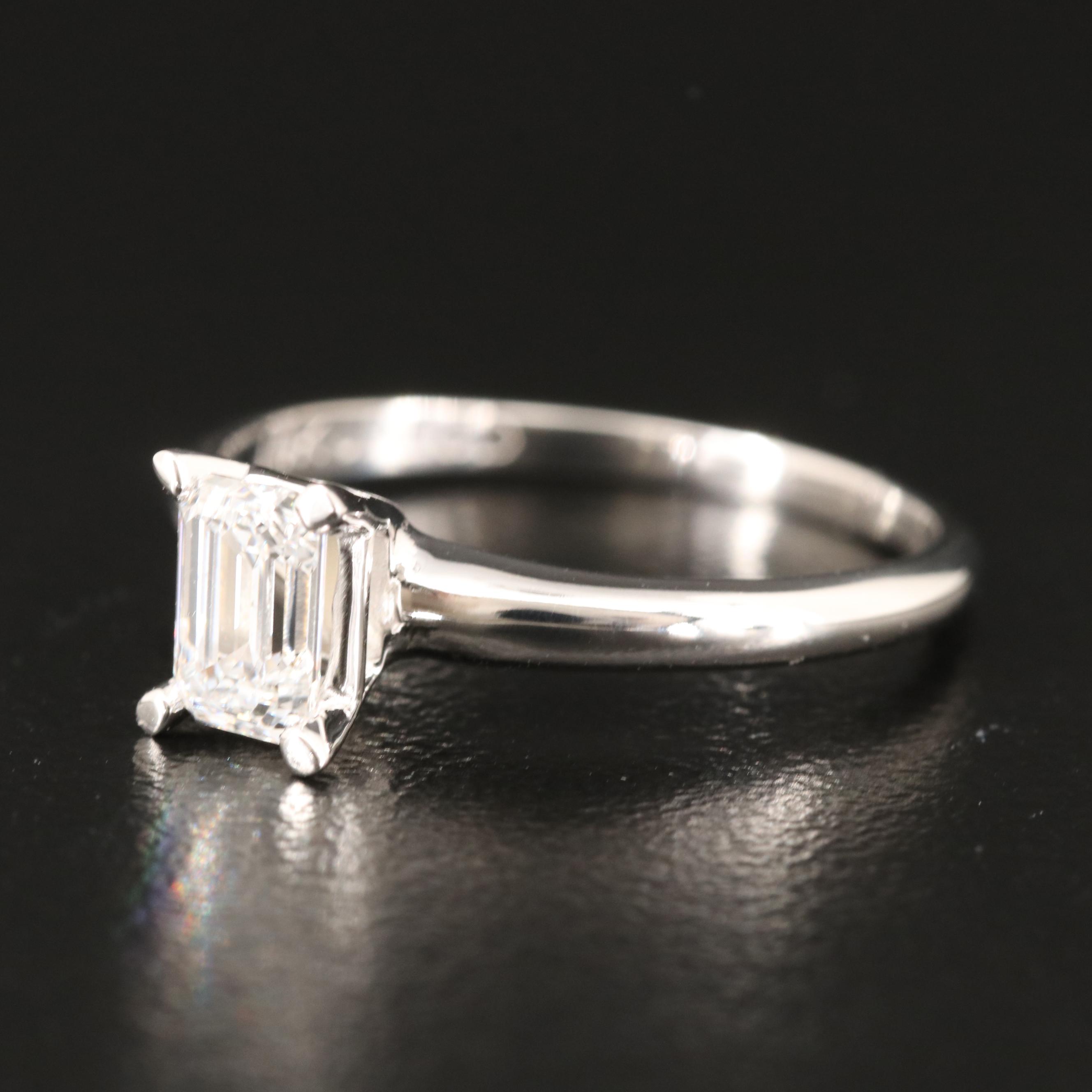 14K 0.55 CT Lab Grown Diamond Ring