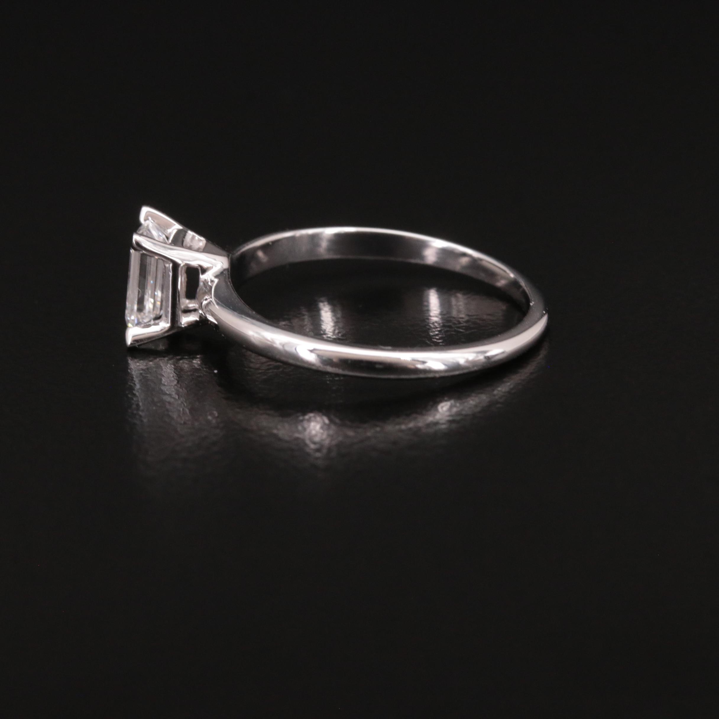 14K 0.56 CT Lab Grown Diamond Solitaire Ring