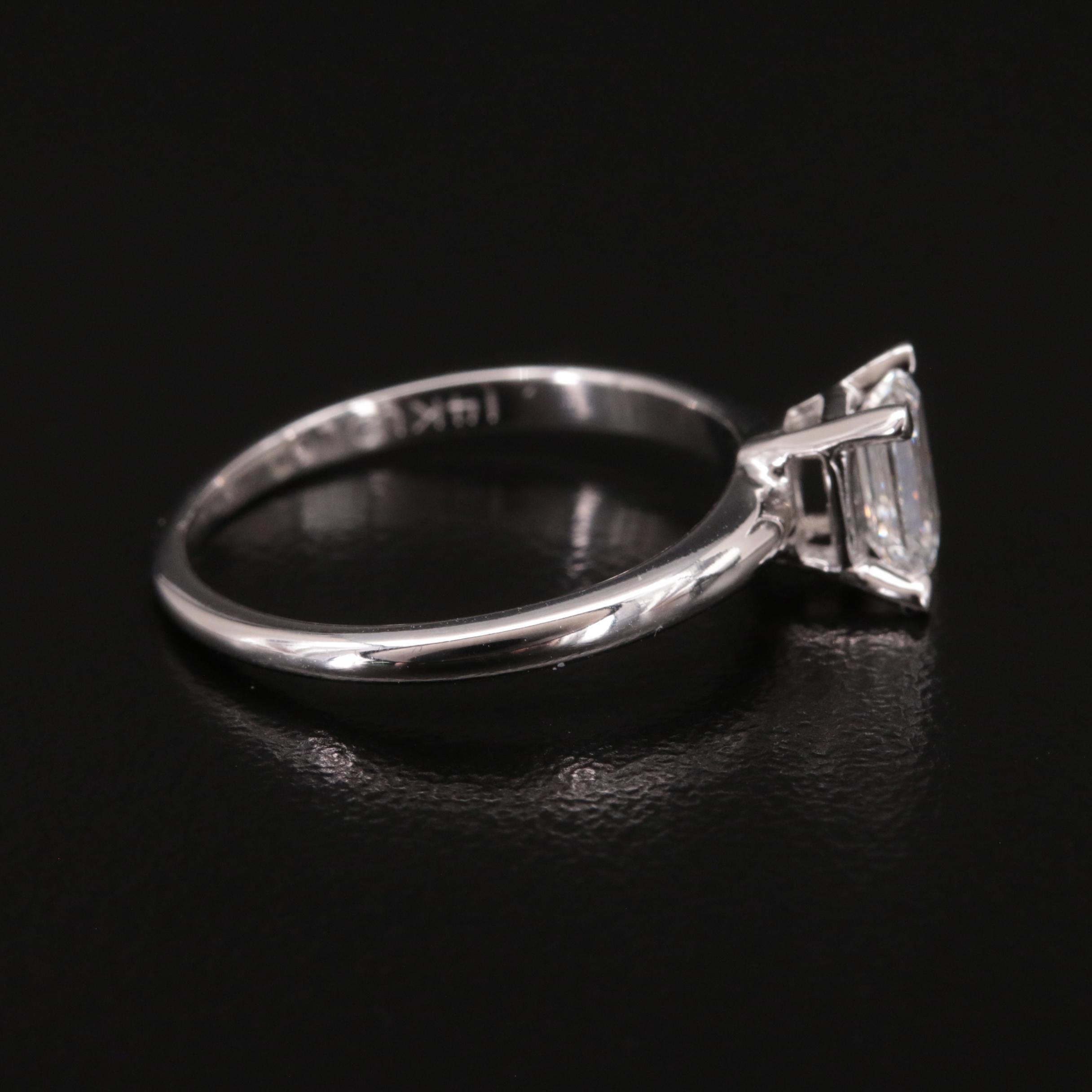 14K 0.56 CT Lab Grown Diamond Solitaire Ring