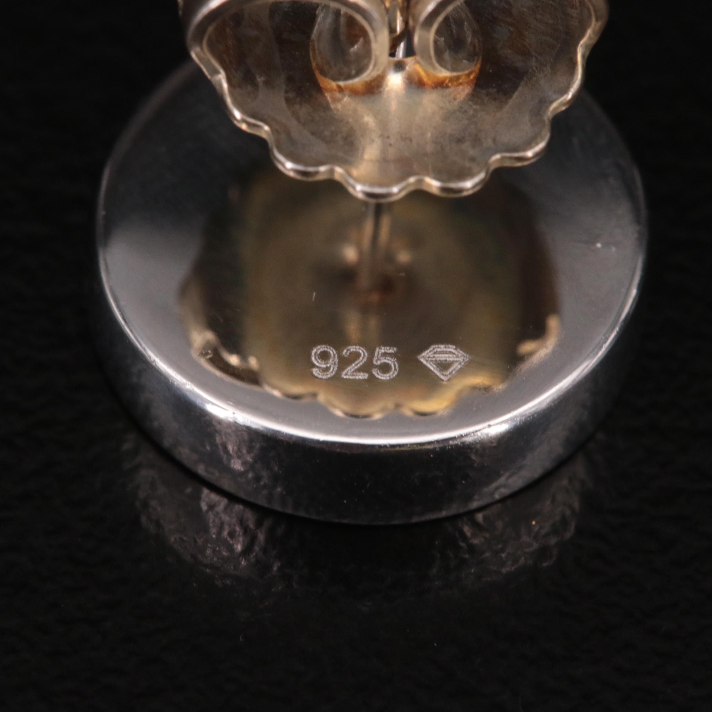 Sterling Quartzite Stud Earrings