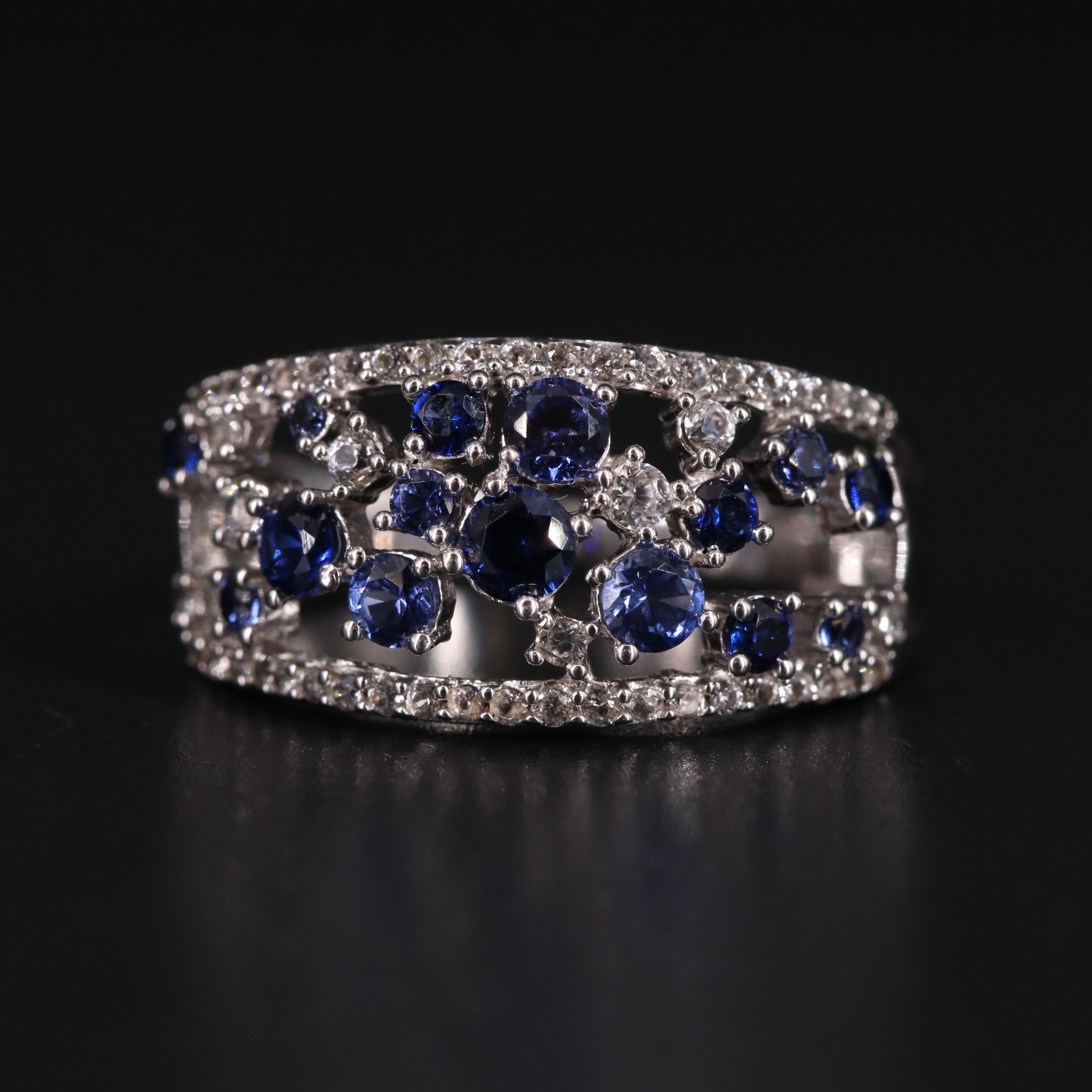 Sterling Sapphire Ring