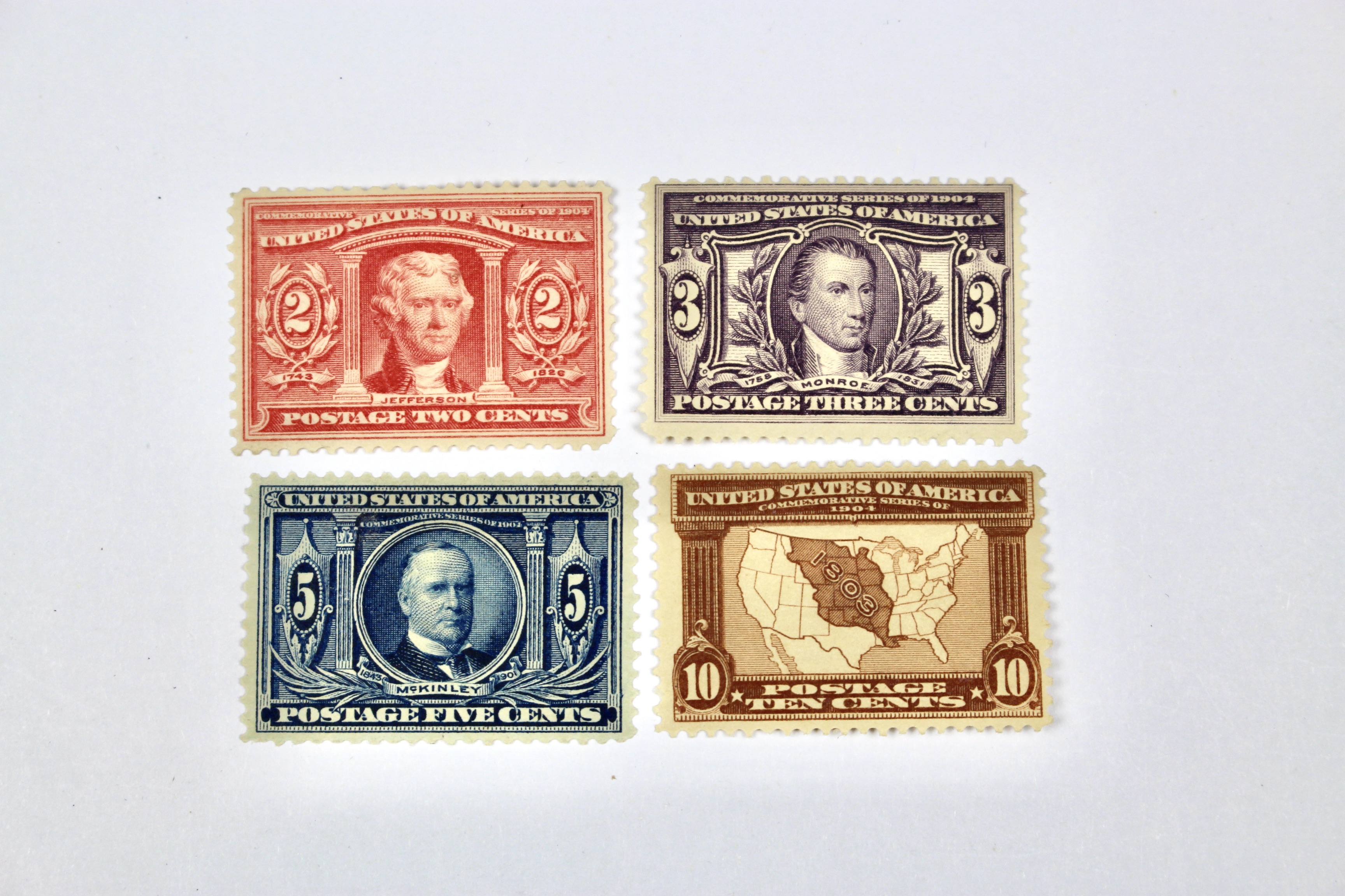 Mint Condition Louisiana Purchase Postage Stamps