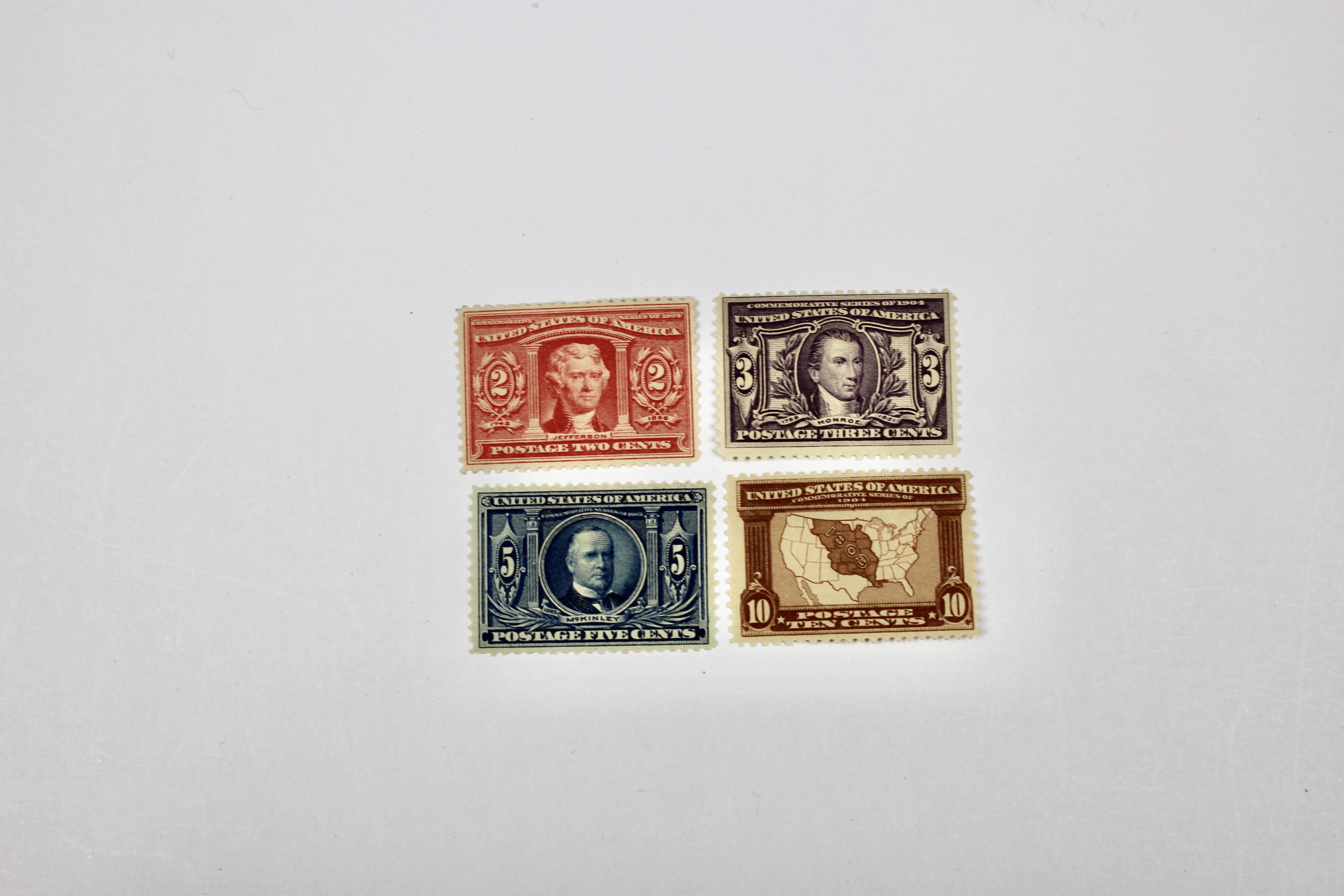 Mint Condition Louisiana Purchase Postage Stamps