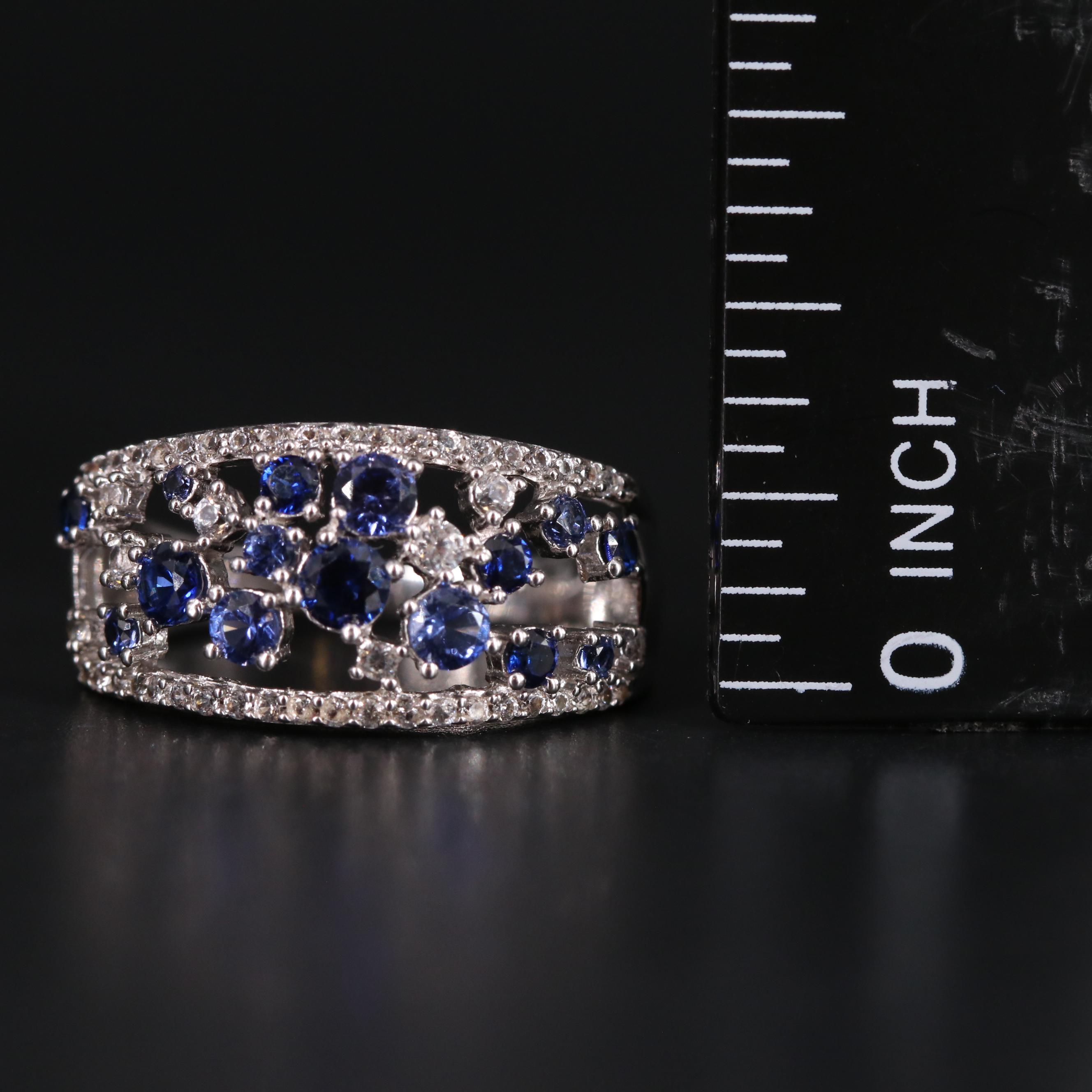Sterling Sapphire Ring