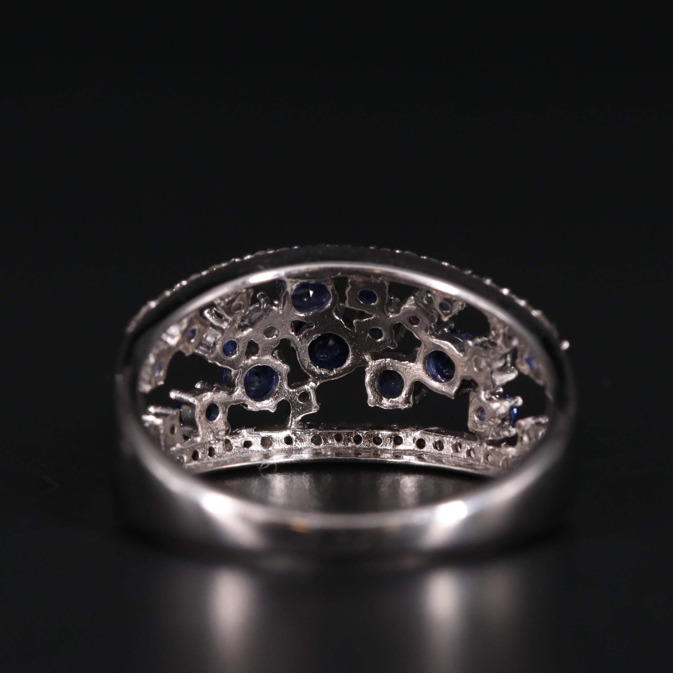 Sterling Sapphire Ring
