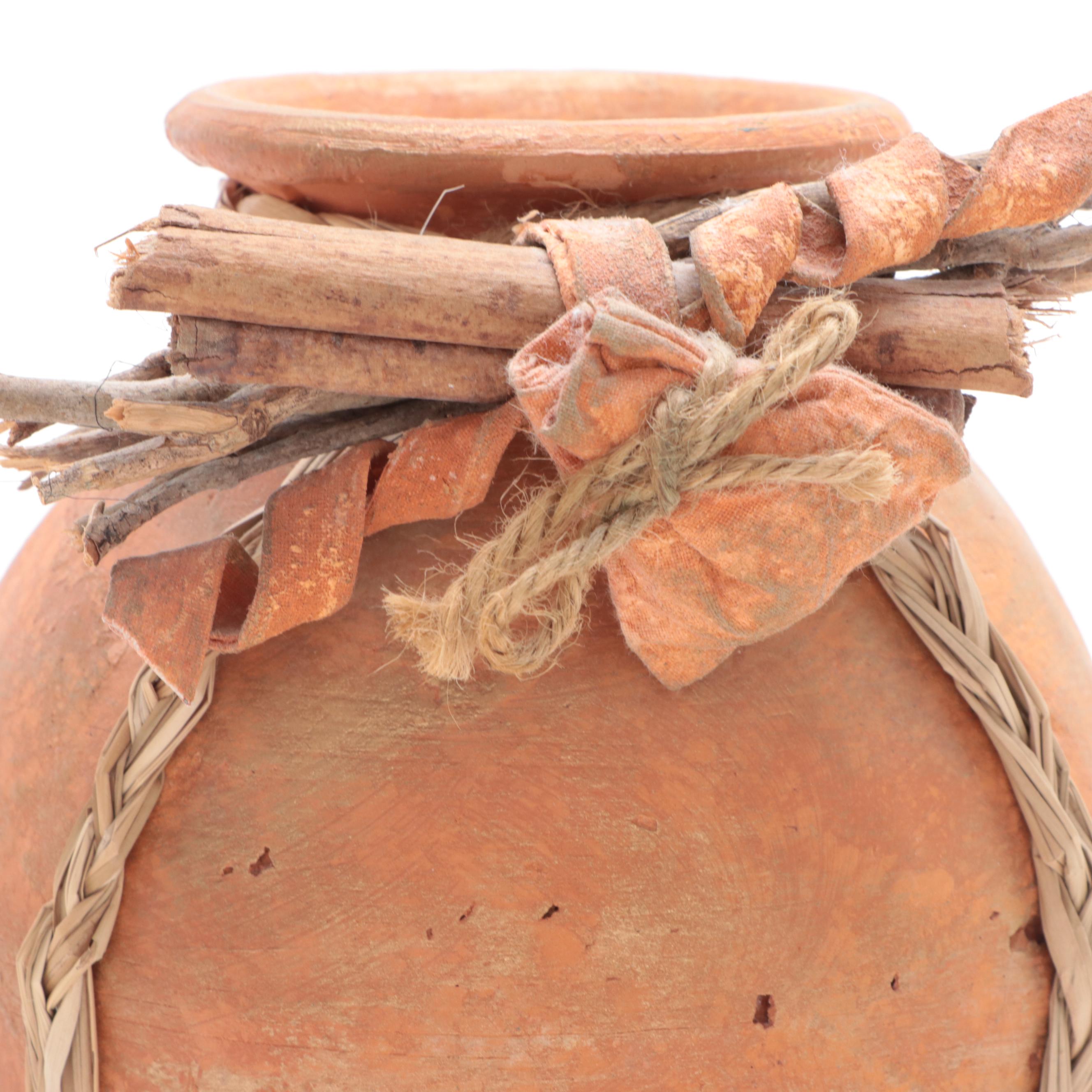 Terracotta Art Pottery Vase