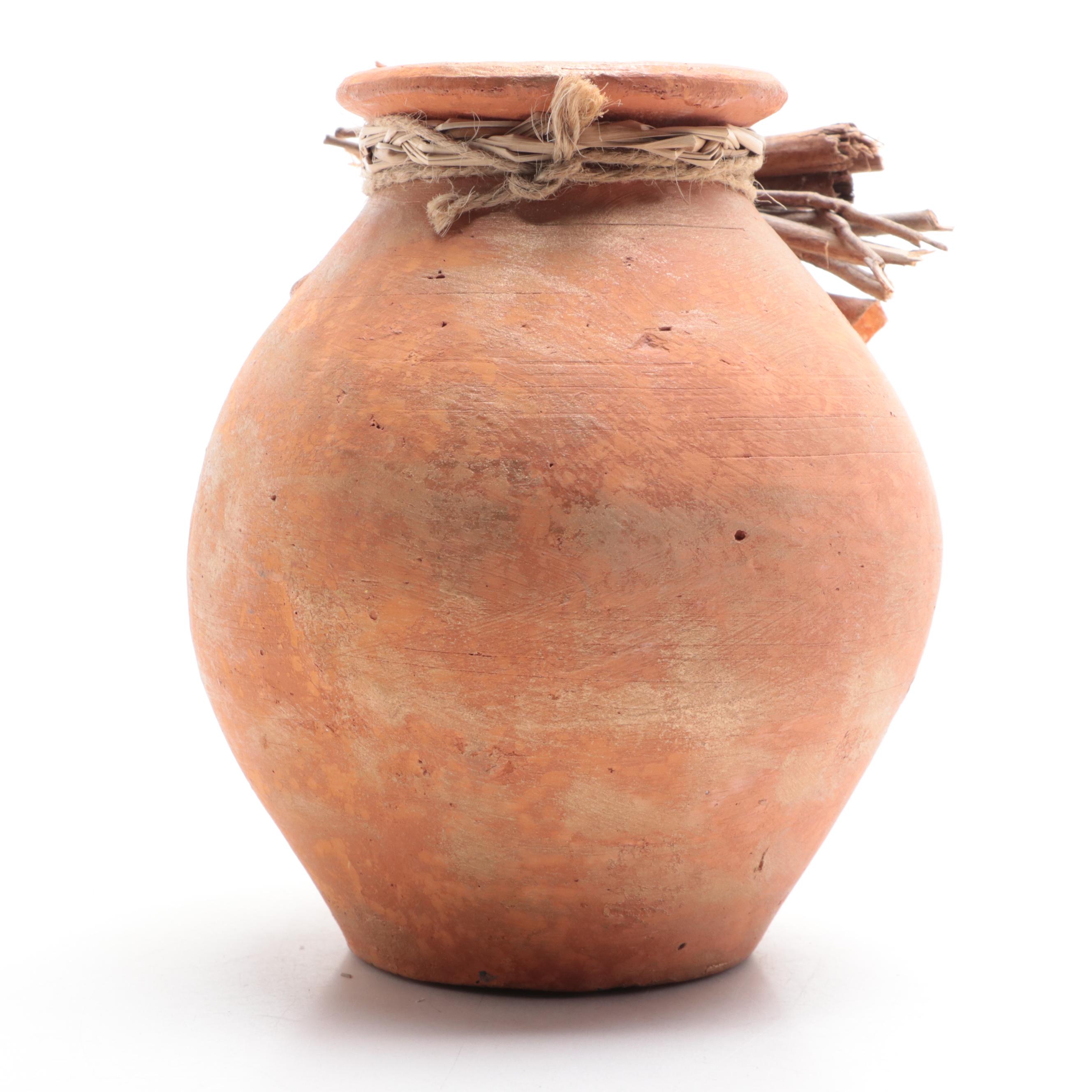 Terracotta Art Pottery Vase