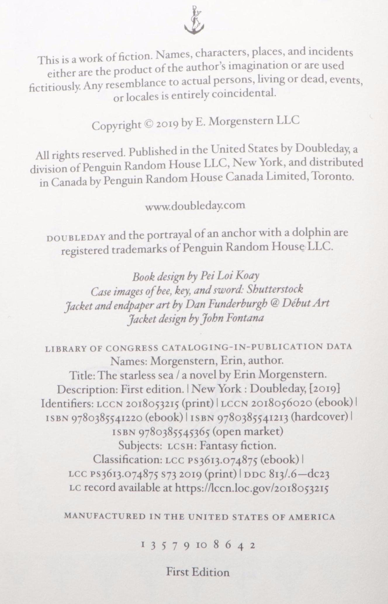 Signed First Edition "The Starless Sea" by Erin Morgenstern and More