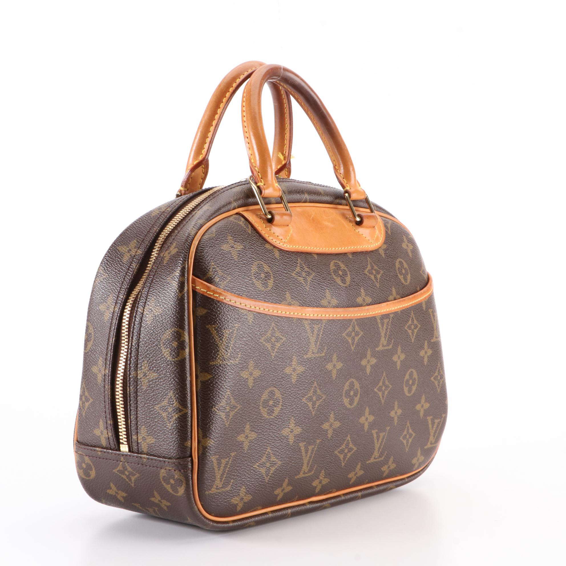 Louis Vuitton Trouville Bag in Monogram Canvas and Vachetta Leather
