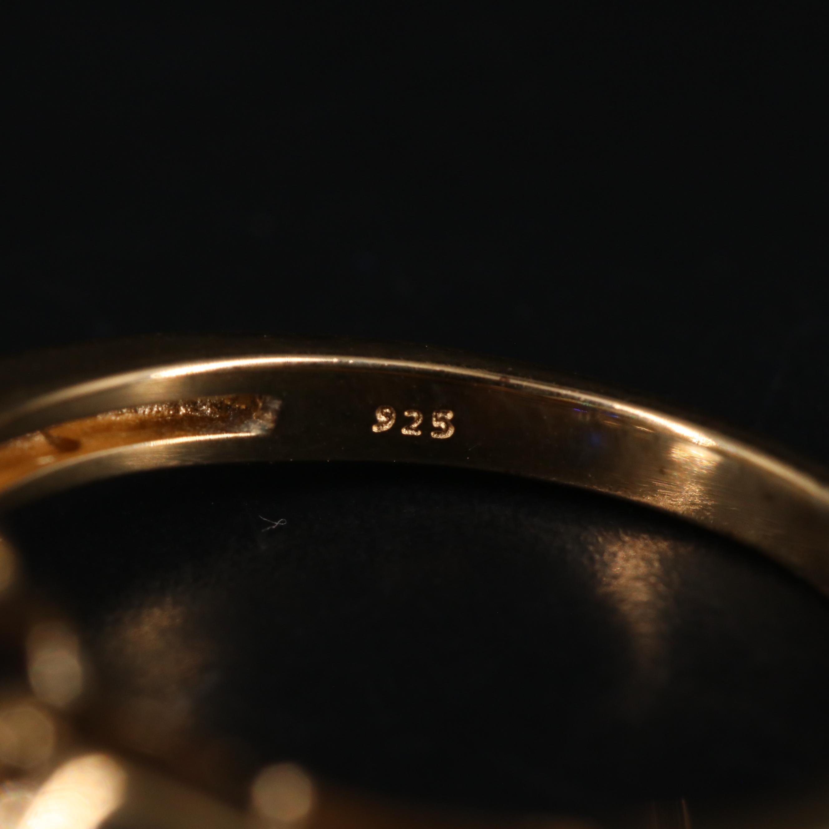 Sterling Silver Sapphire Ring