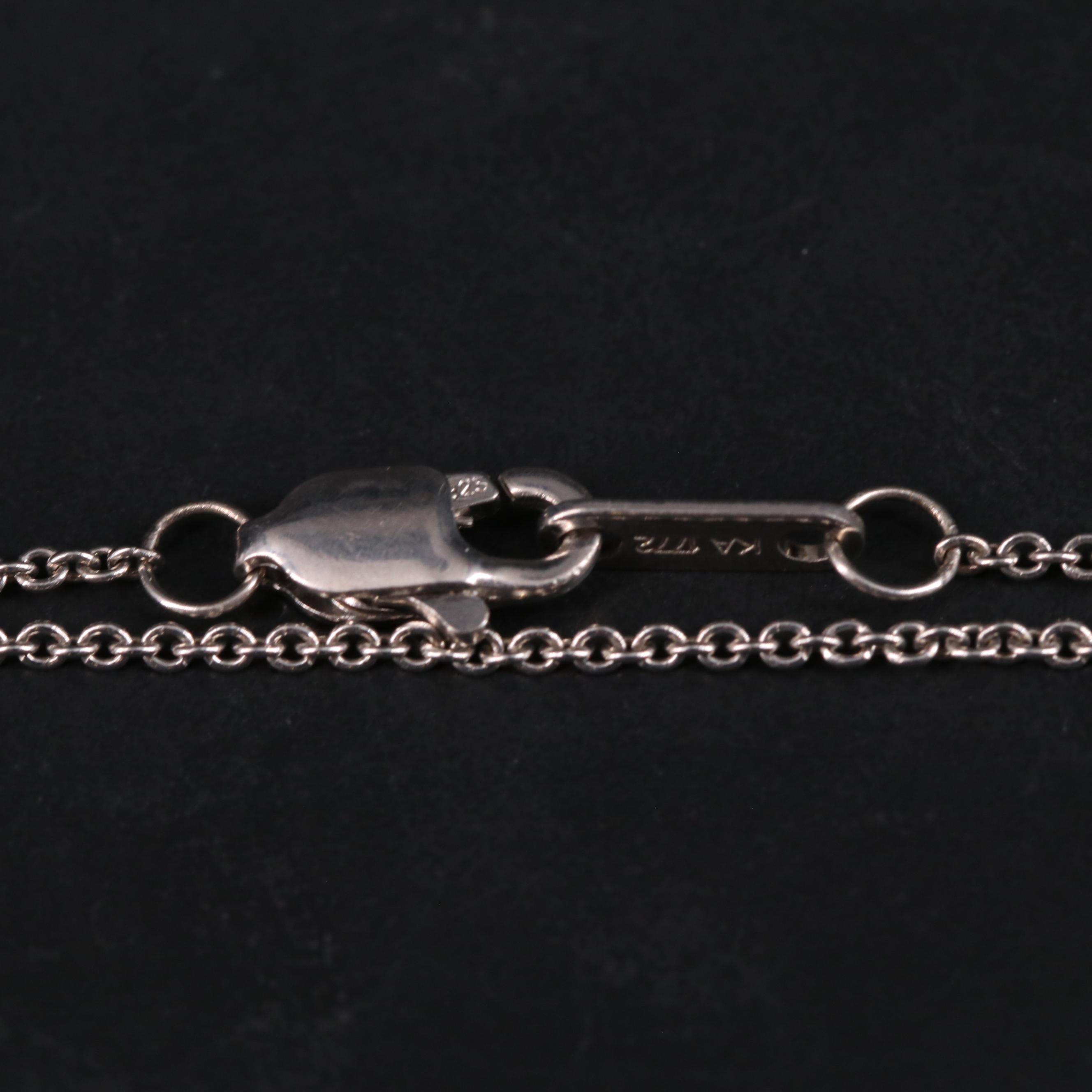 Sterling Silver Opal Pendant Necklace