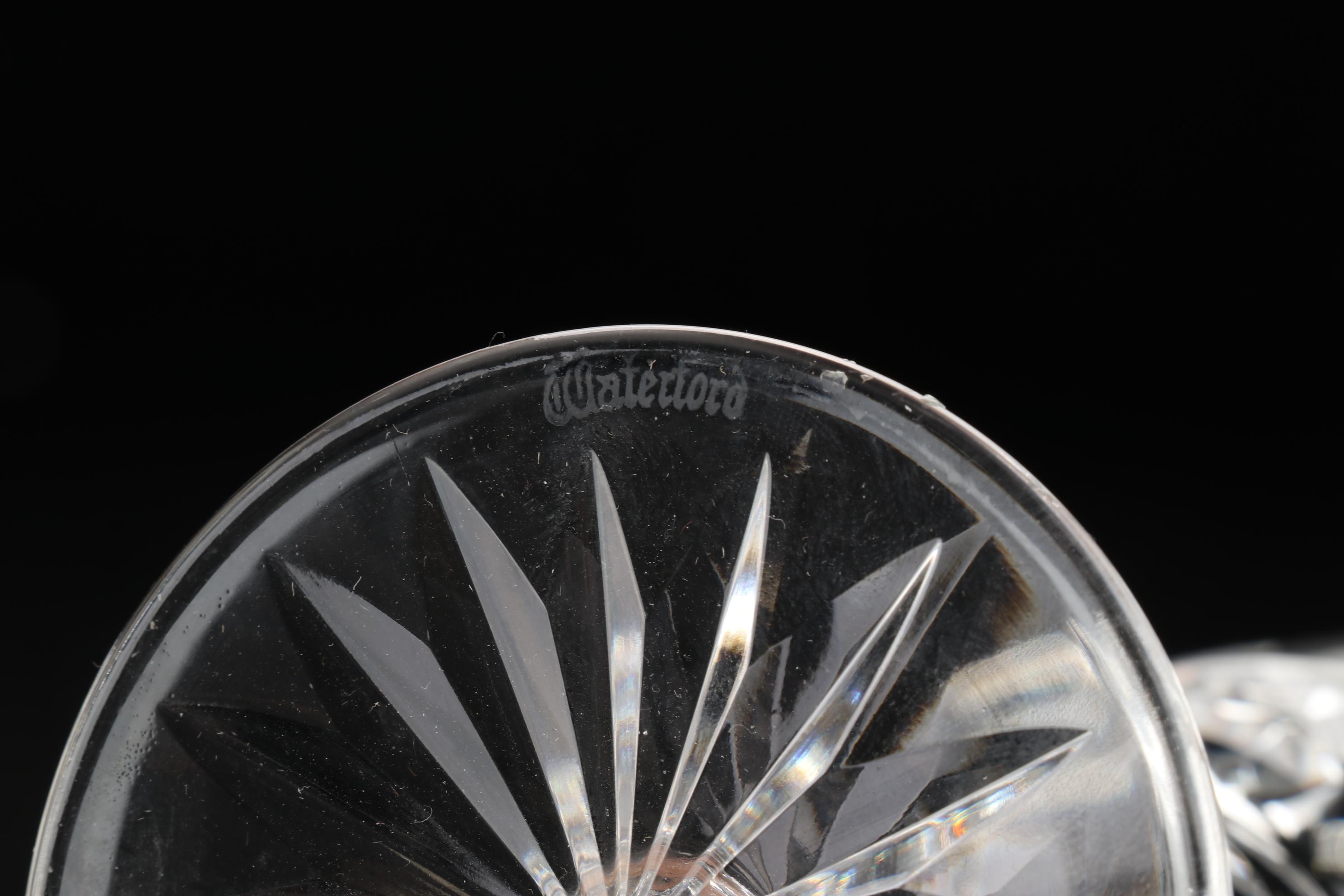 Waterford Crystal "Lismore" Water Goblets and Wine Glasses