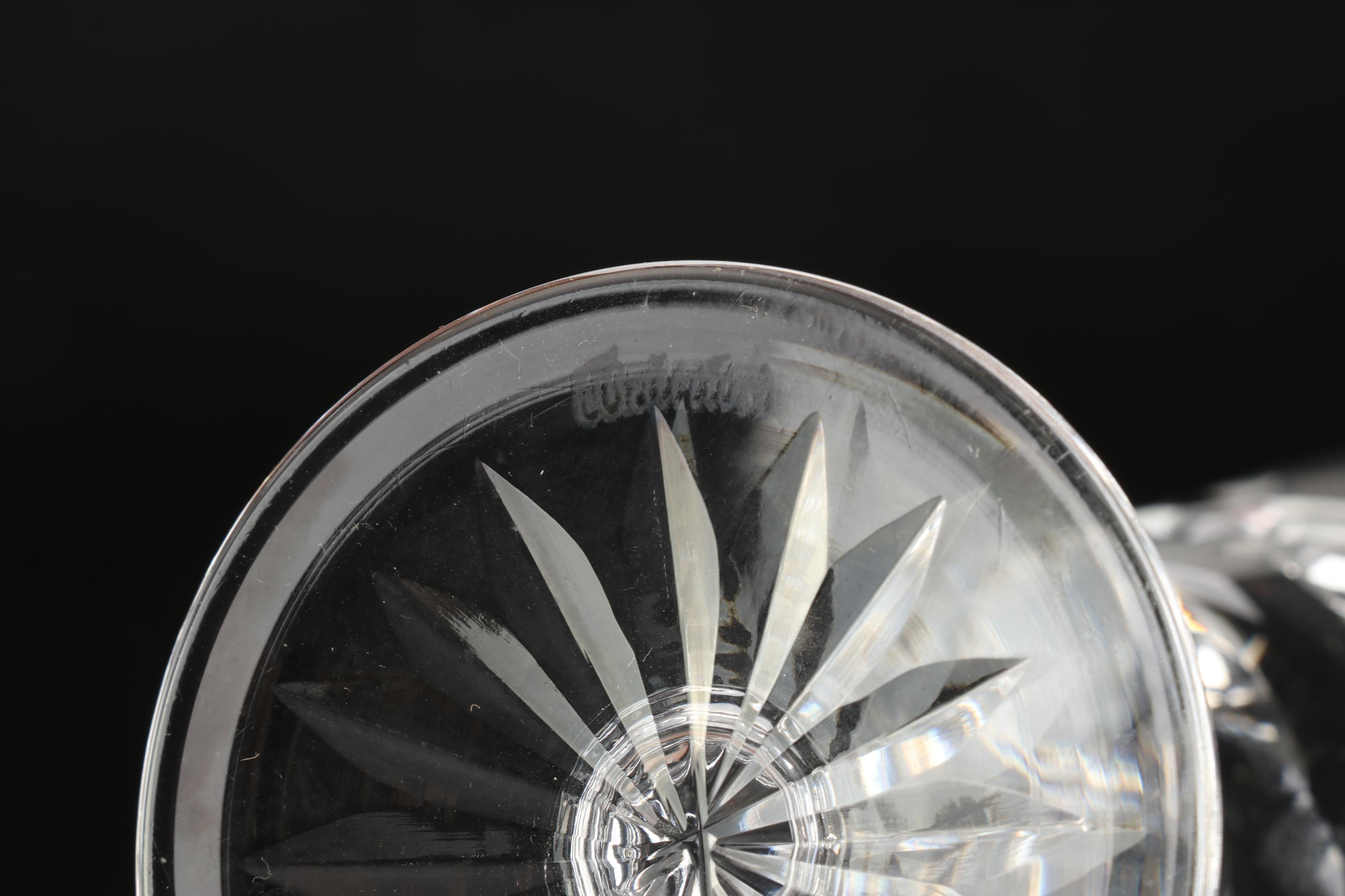 Waterford Crystal "Lismore" Water Goblets and Wine Glasses