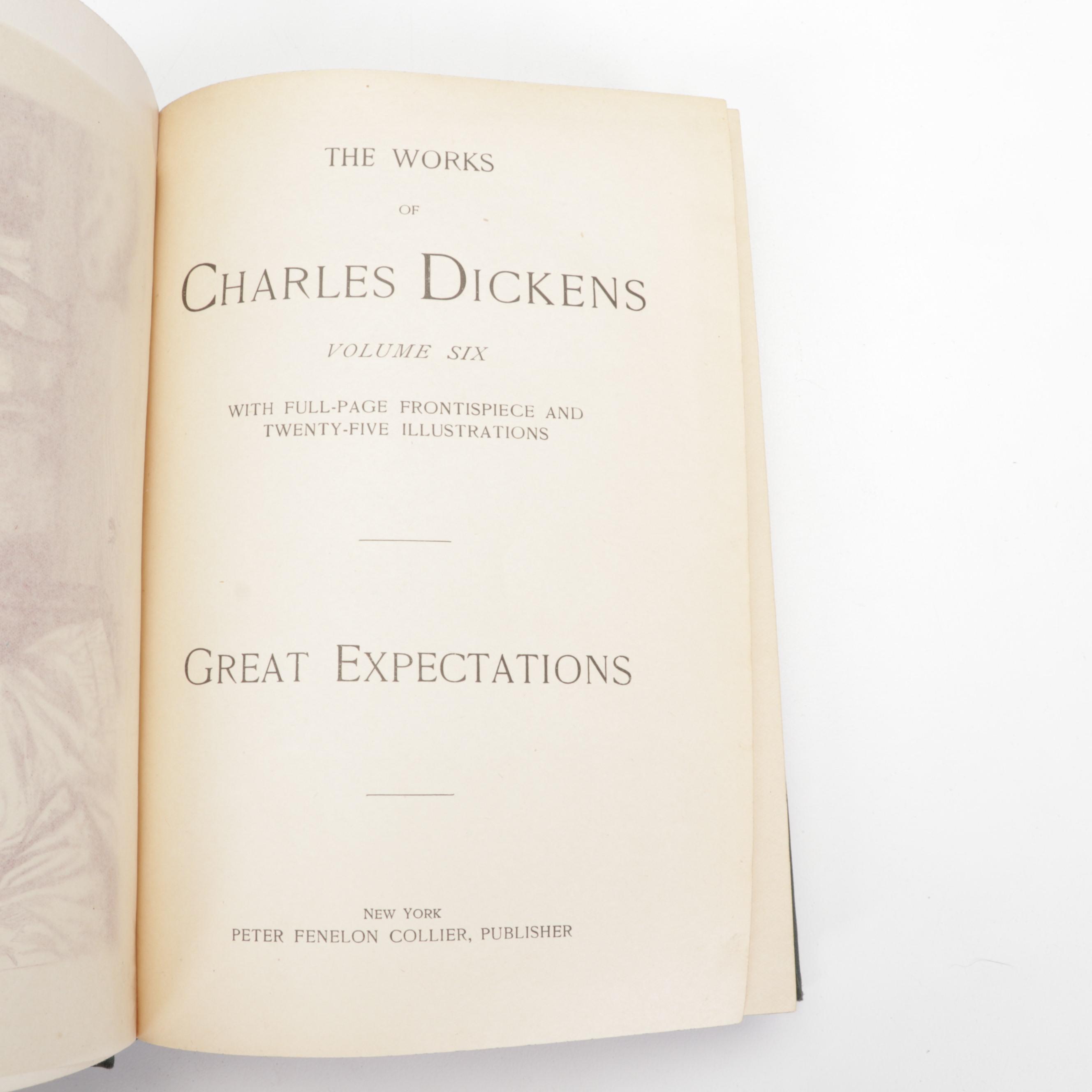 "The Complete Works of Charles Dickens" Thirty-Volume Set, Late 19th Century