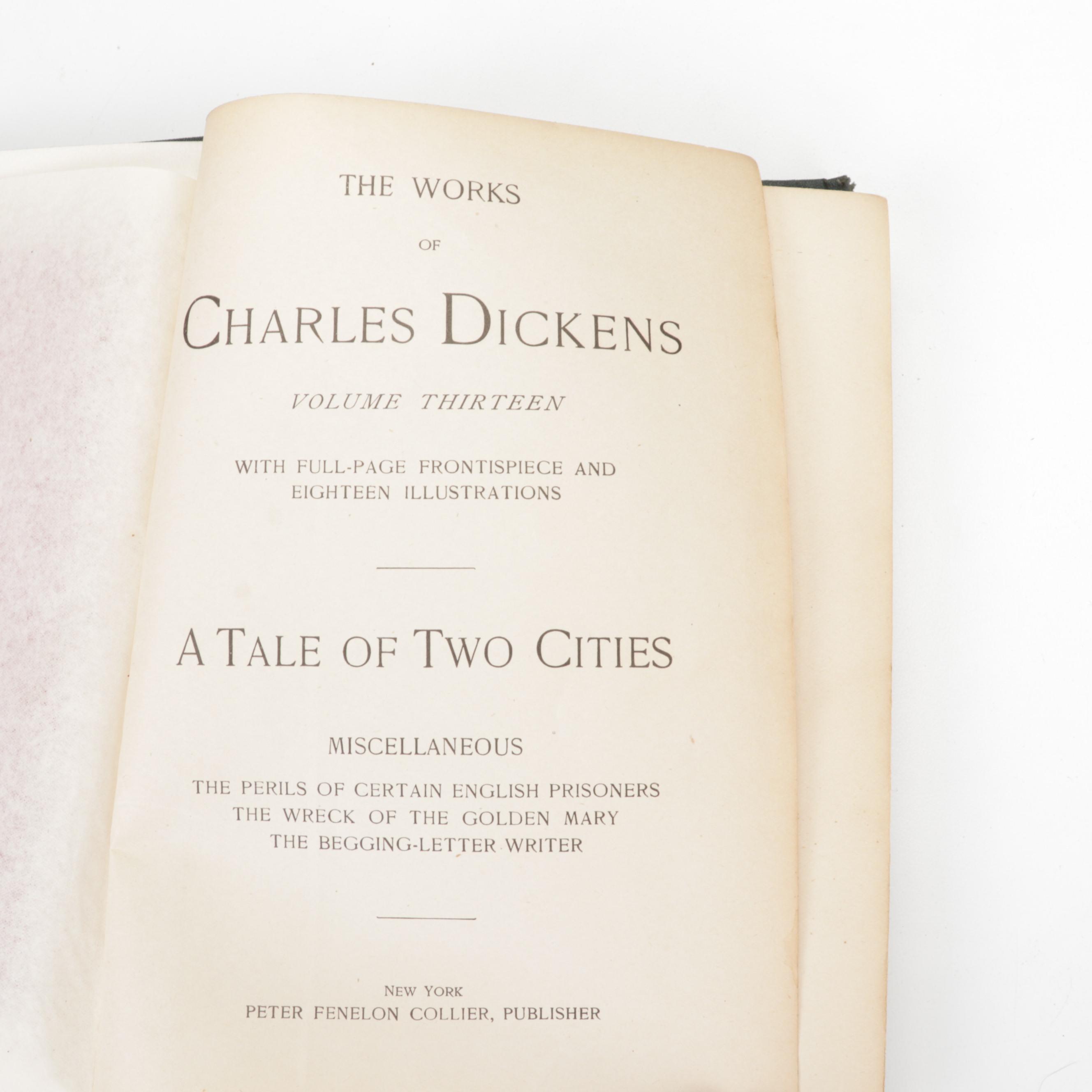 "The Complete Works of Charles Dickens" Thirty-Volume Set, Late 19th Century
