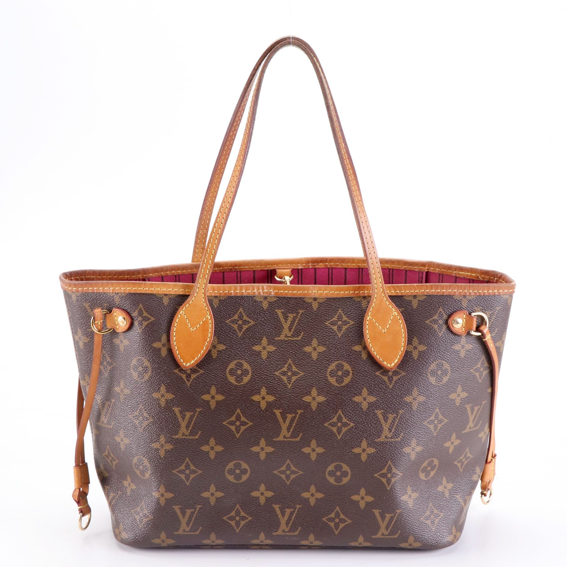 Louis Vuitton Neverfull PM Tote in Monogram Canvas/Vachetta Leather with Box