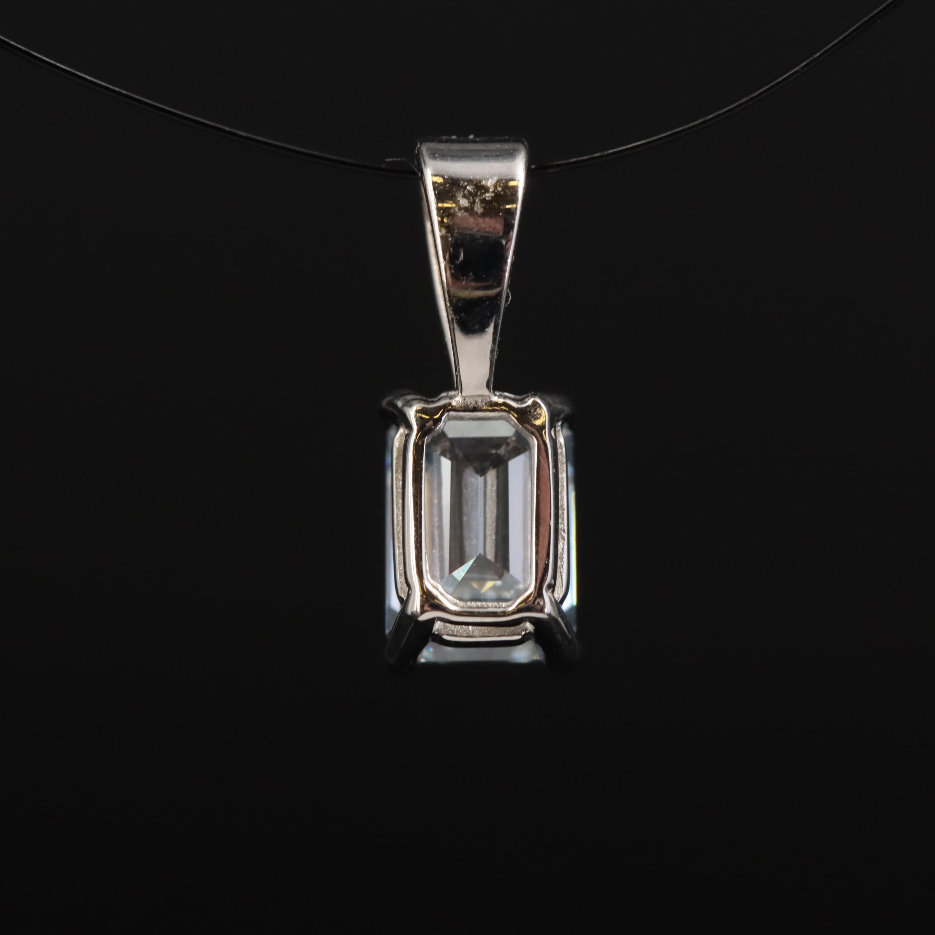 14K 0.72 CT Lab Grown Diamond Solitaire Pendant
