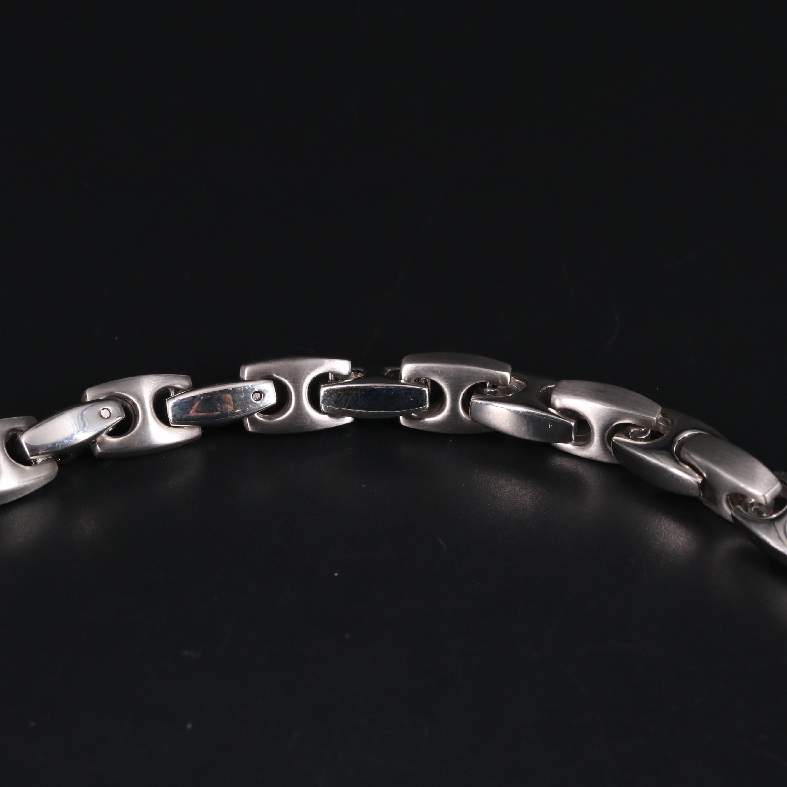 Stainless Steel Boston Chain Necklace