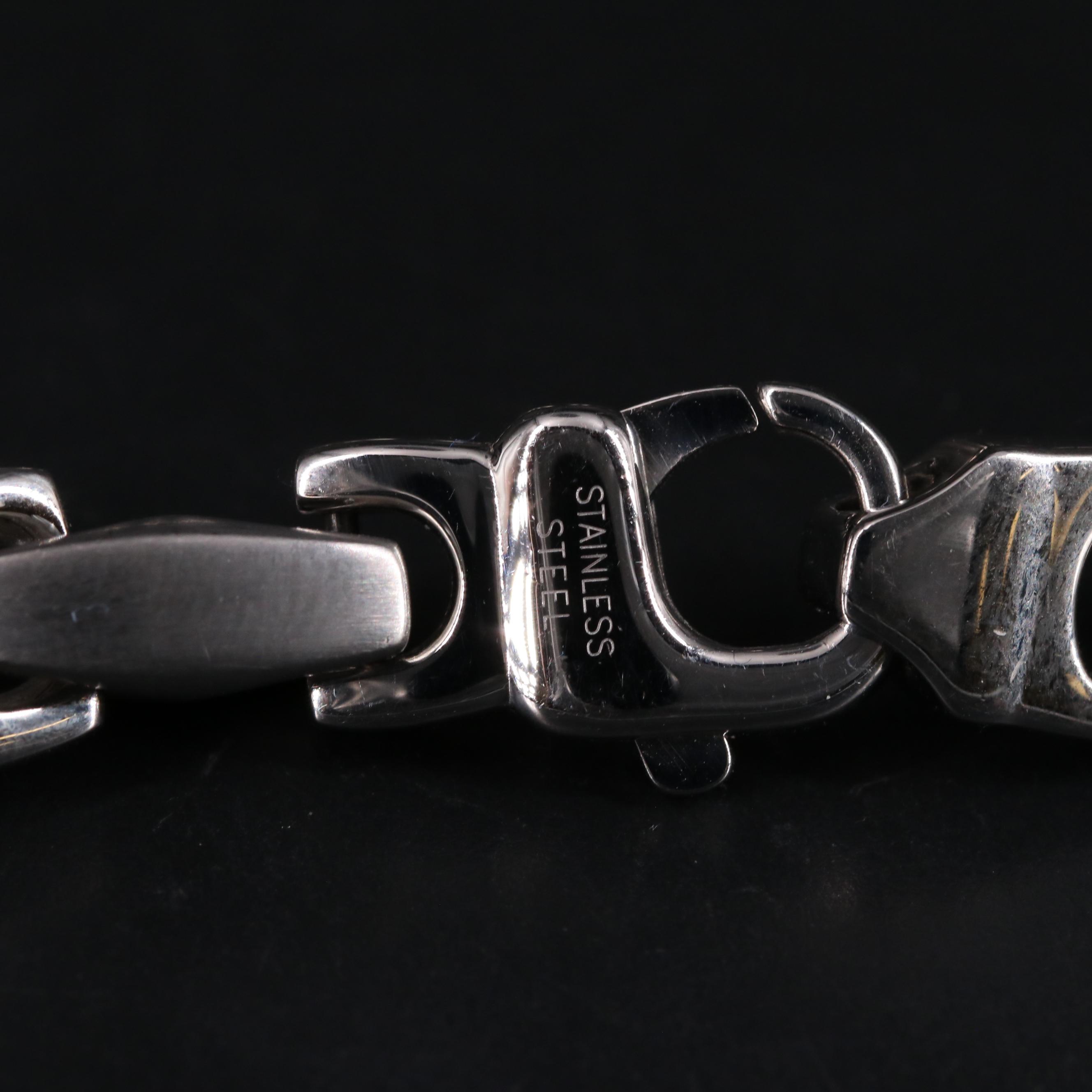 Stainless Steel Boston Chain Necklace