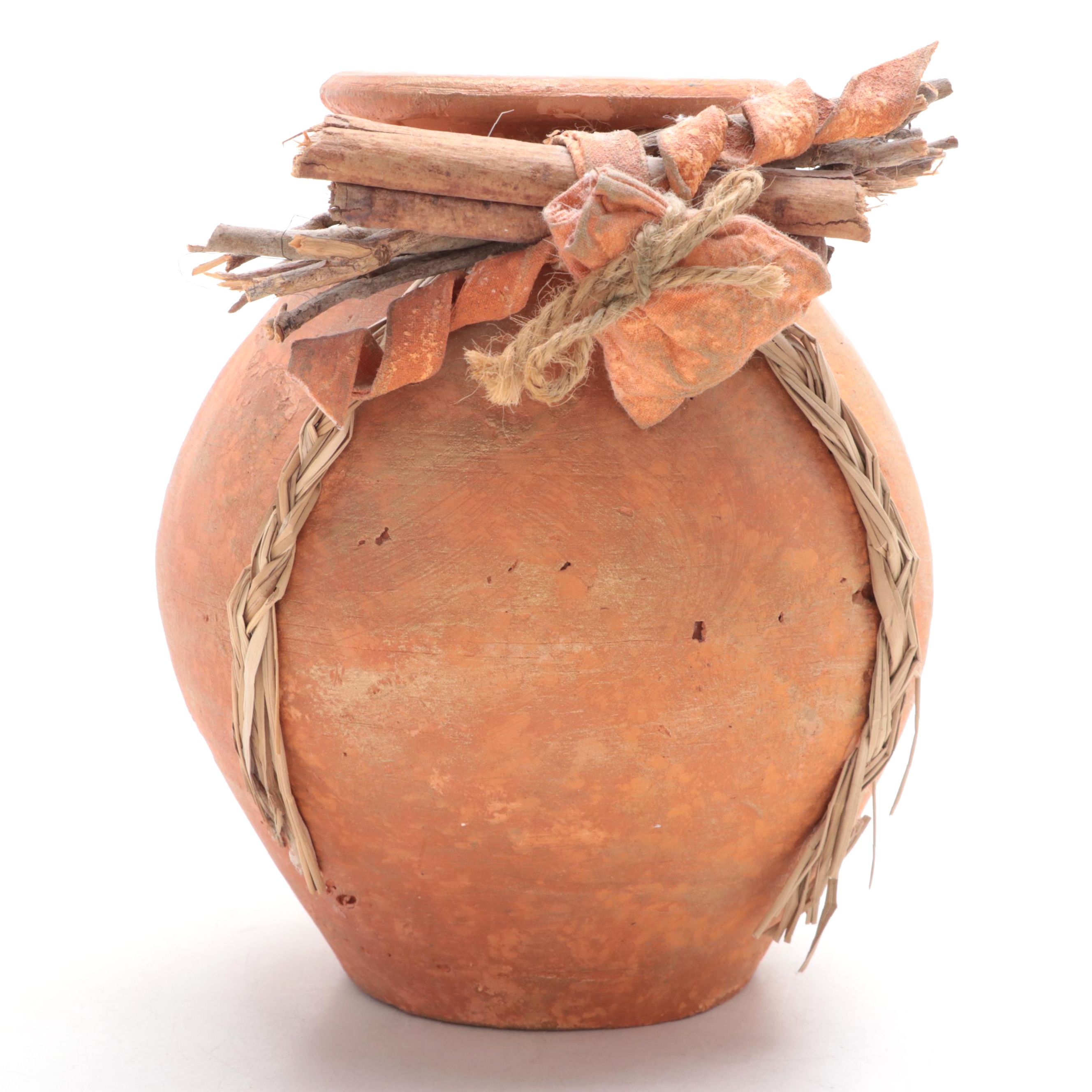 Terracotta Art Pottery Vase