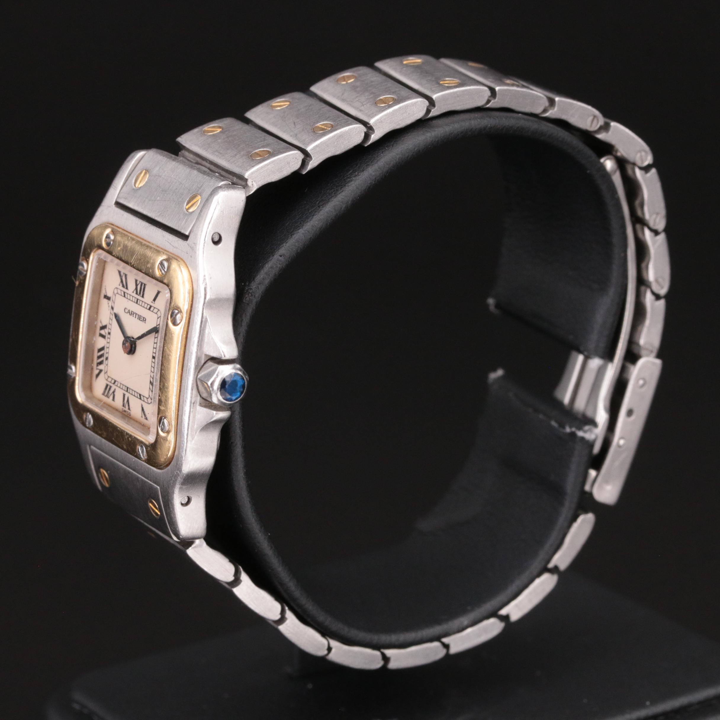 Cartier Santos de Cartier 18K and Stainless Steel Watch