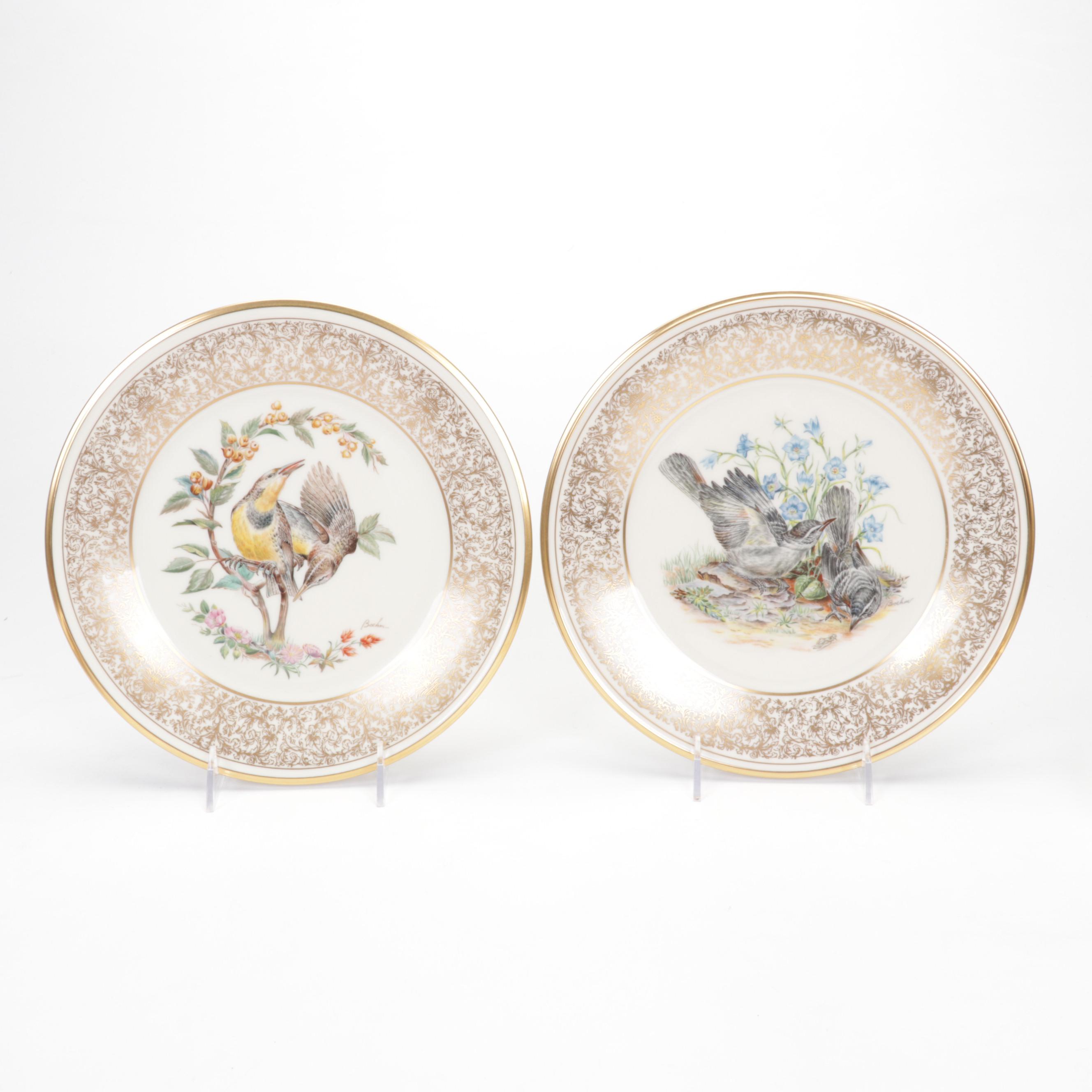 "Meadowlark" and Other Lenox and Boehm China Collaborative Collector Plates