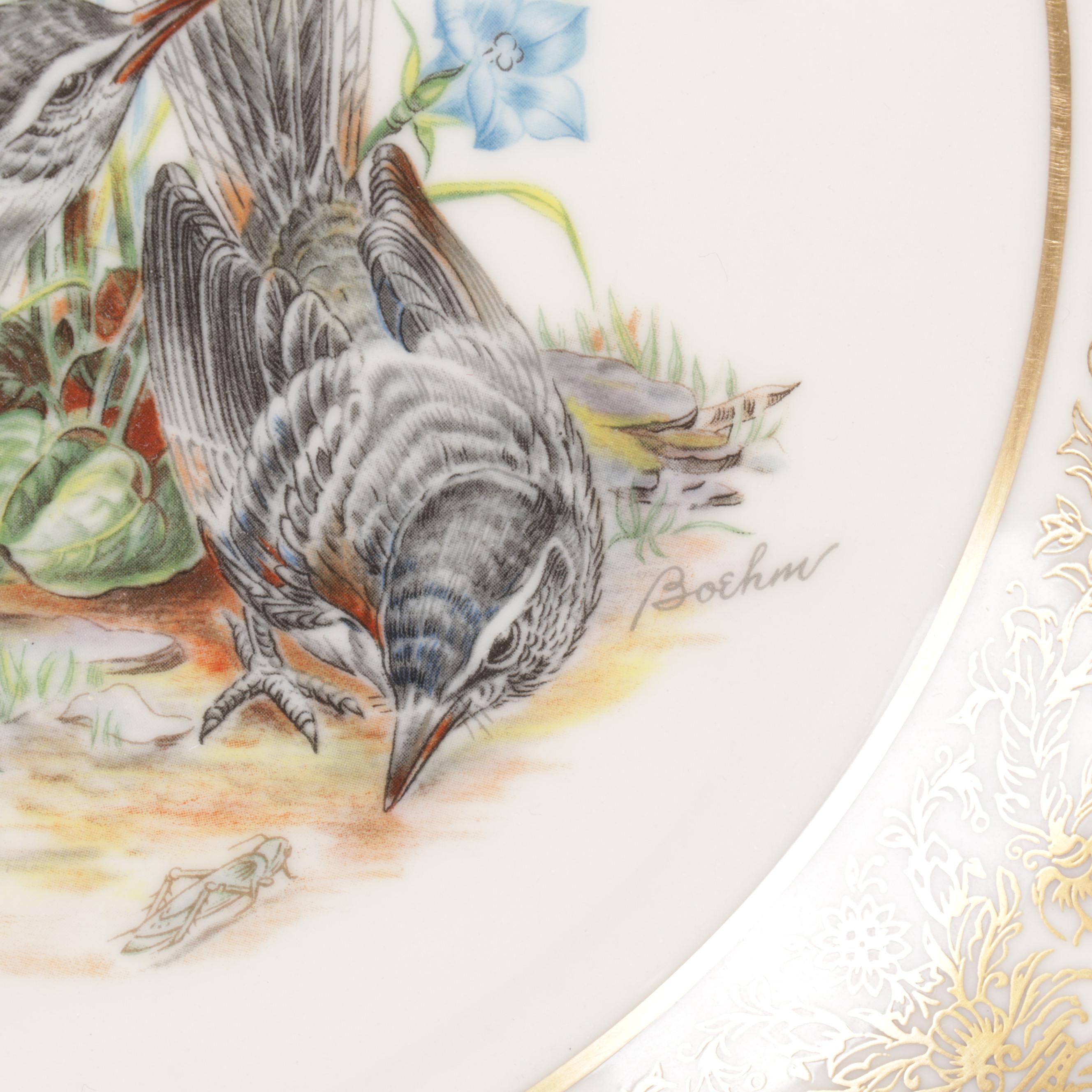 "Meadowlark" and Other Lenox and Boehm China Collaborative Collector Plates