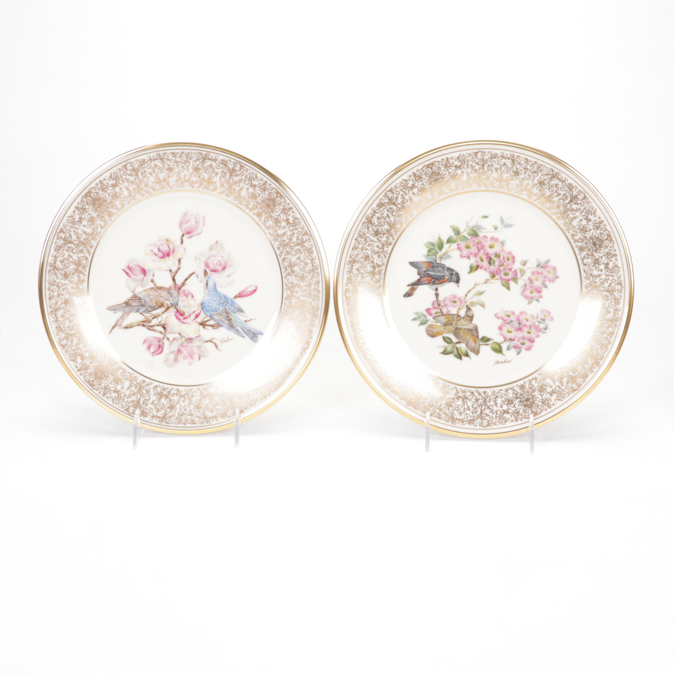 "Meadowlark" and Other Lenox and Boehm China Collaborative Collector Plates