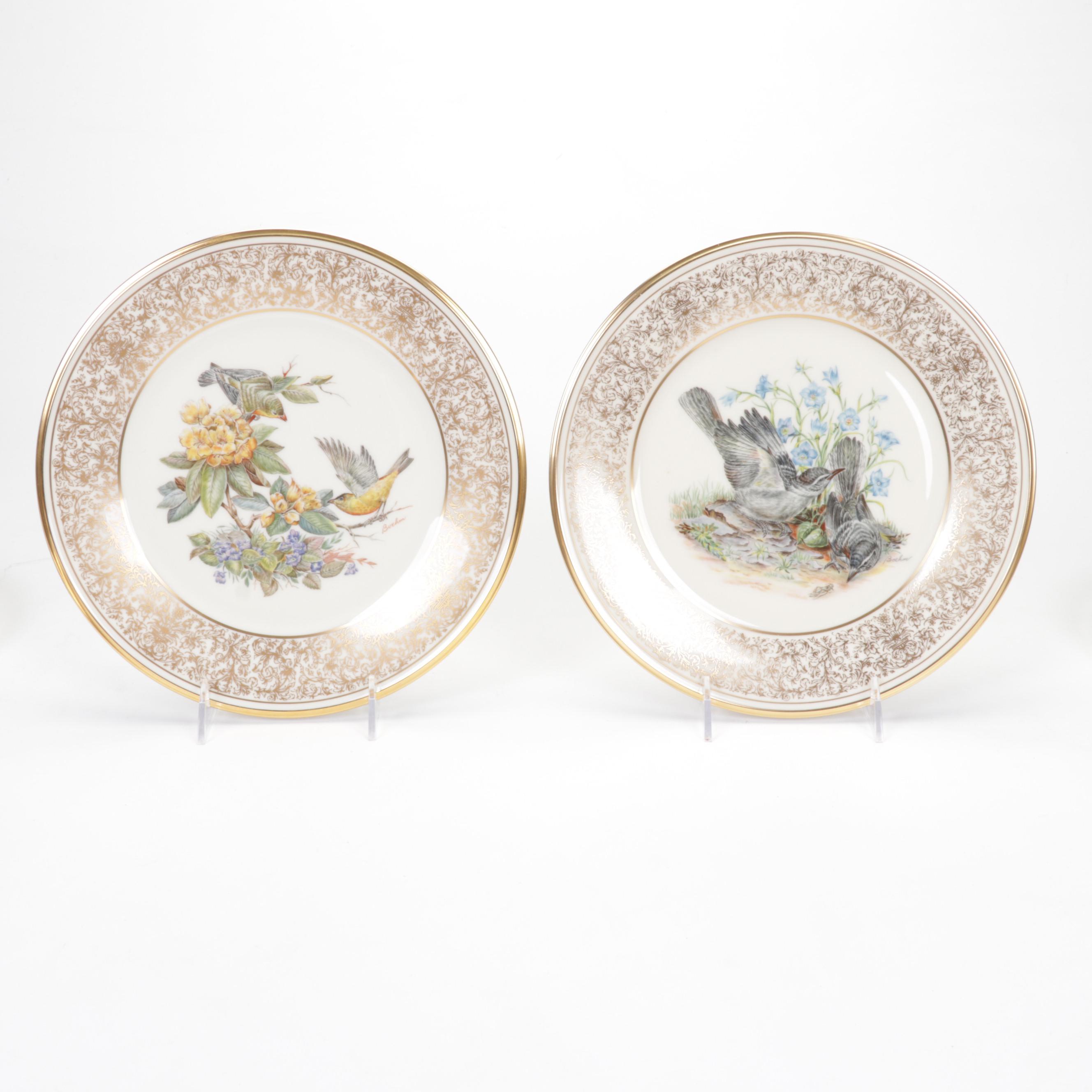 "Meadowlark" and Other Lenox and Boehm China Collaborative Collector Plates