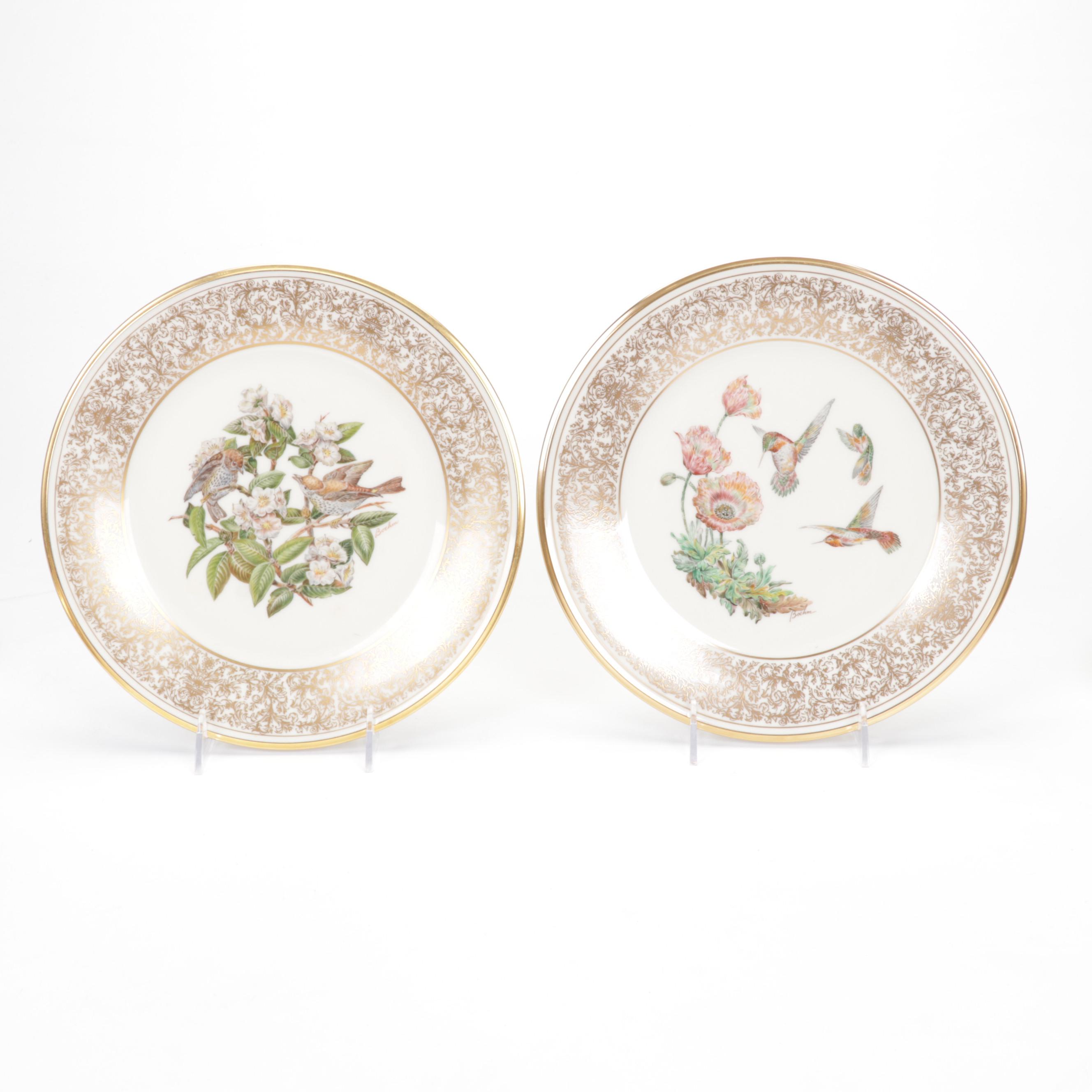 "Meadowlark" and Other Lenox and Boehm China Collaborative Collector Plates