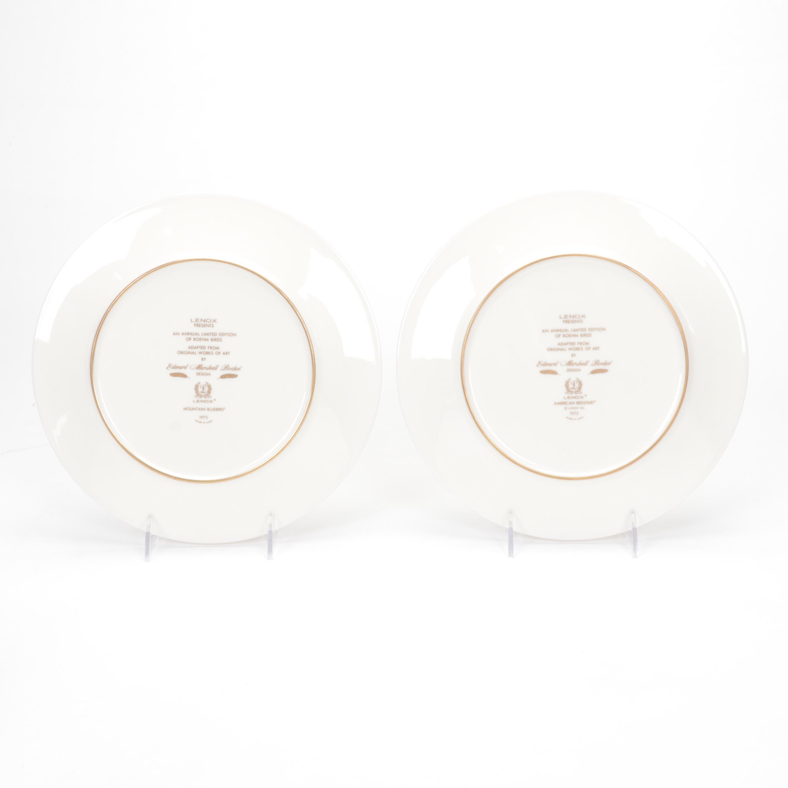 "Meadowlark" and Other Lenox and Boehm China Collaborative Collector Plates