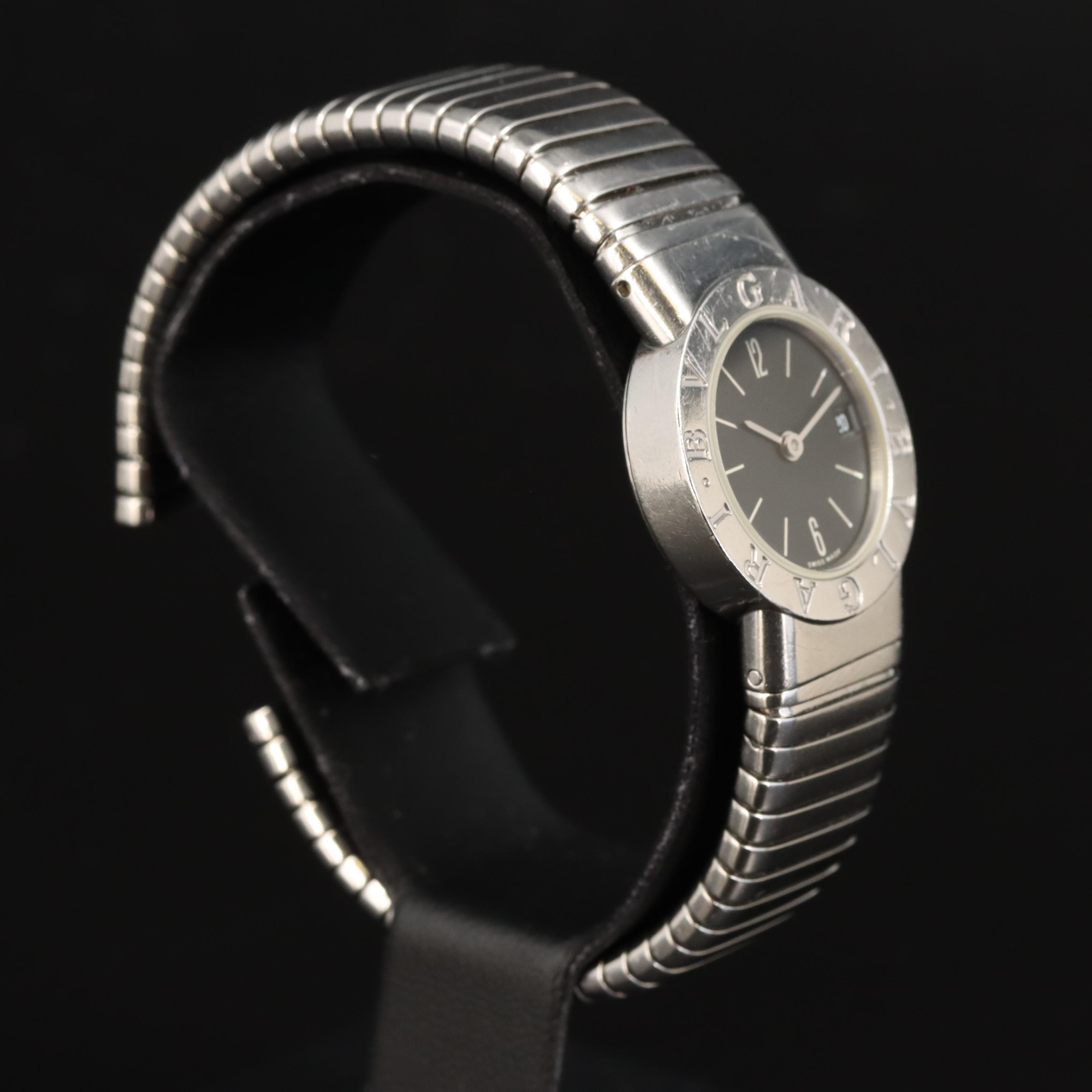 BVLGARI Tubogas Stainless Steel Watch
