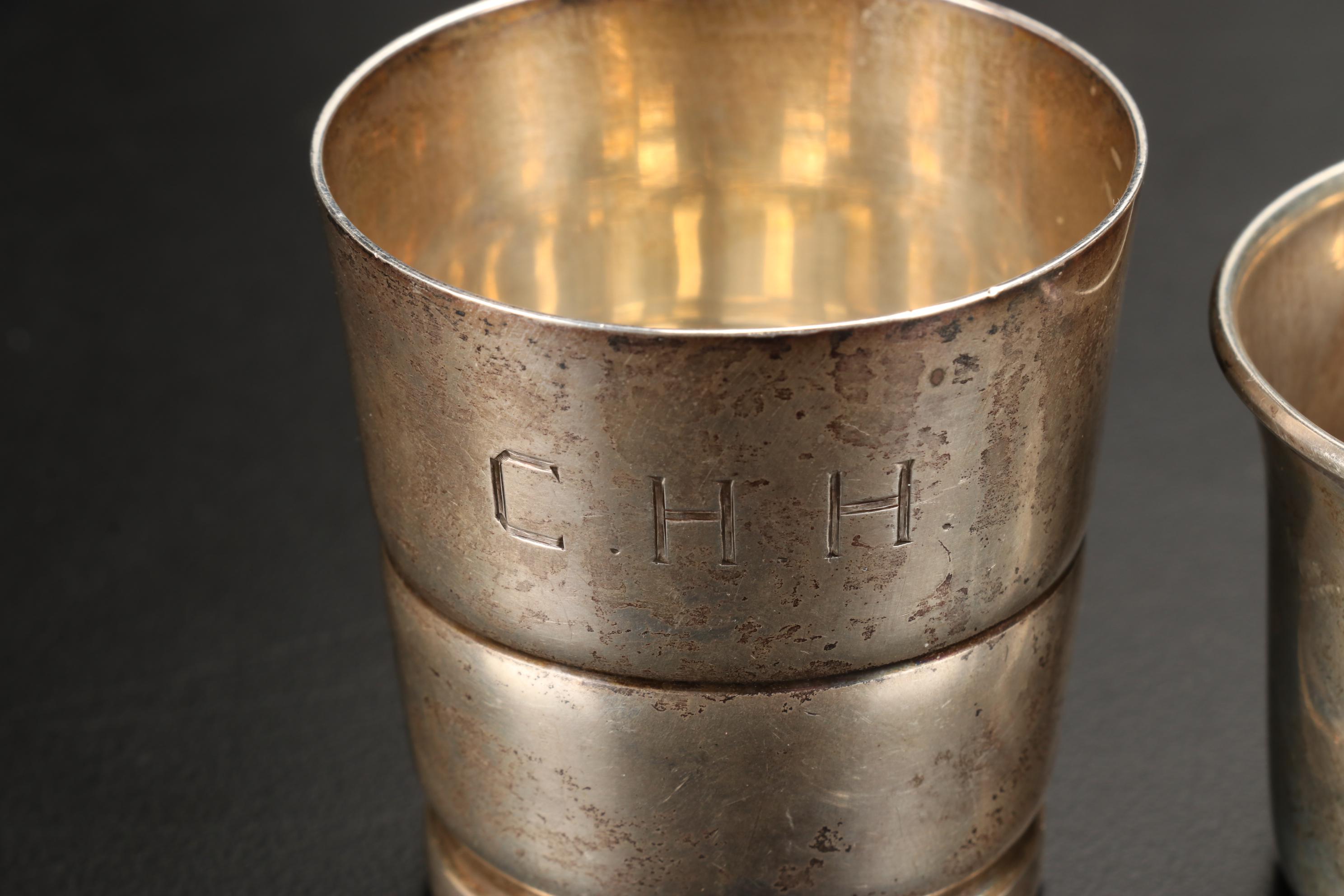 Manchester Sterling Silver Christening Cup with Other Tableware and Décor