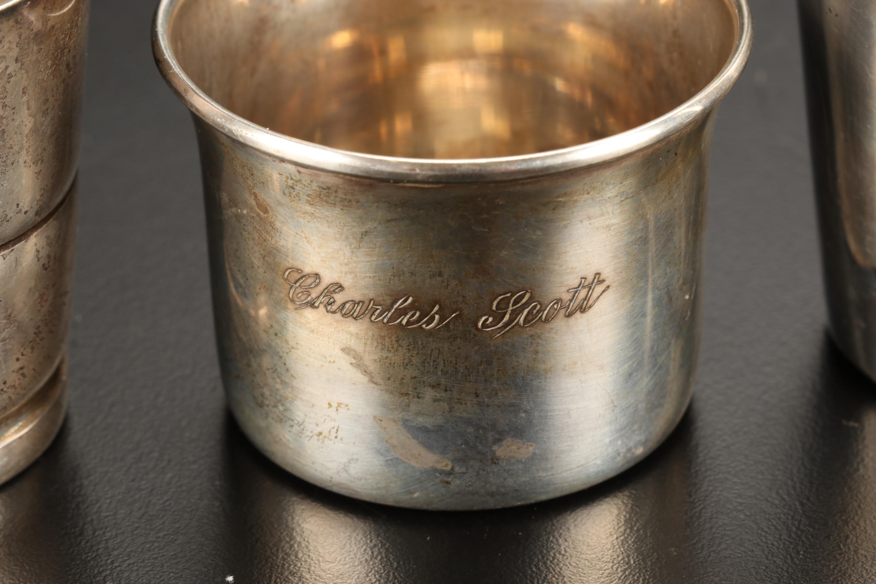 Manchester Sterling Silver Christening Cup with Other Tableware and Décor