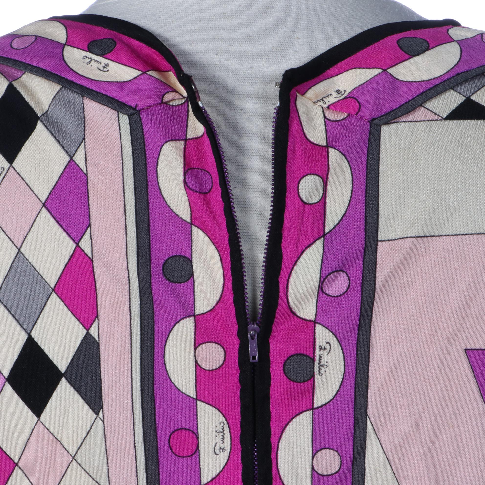 Vintage Emilio Pucci for Lord & Taylor Long Skirt and V-Neck Top in Silk Jersey