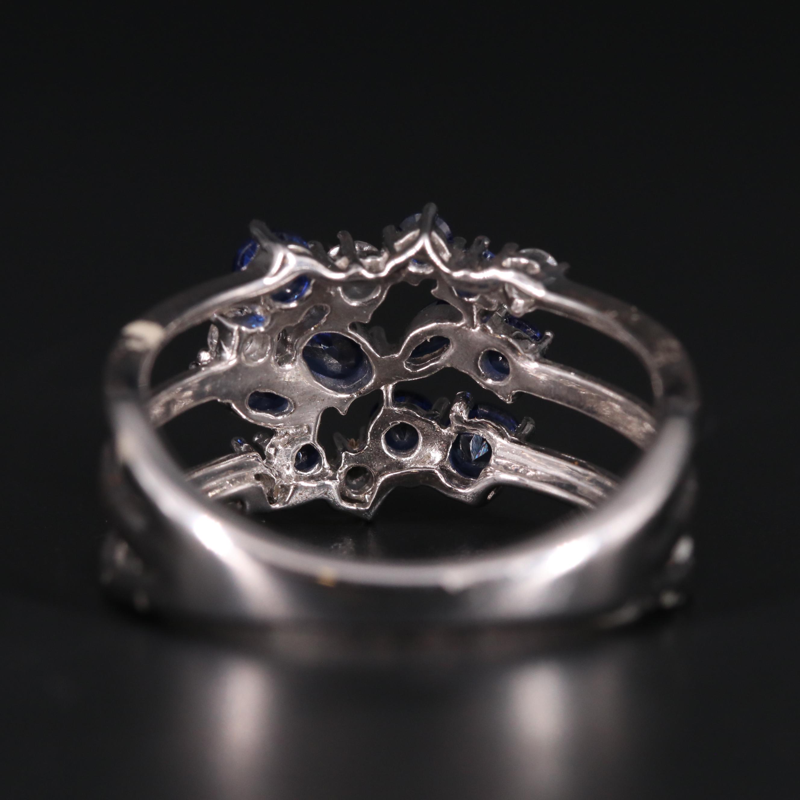 Sterling Silver Sapphire Ring