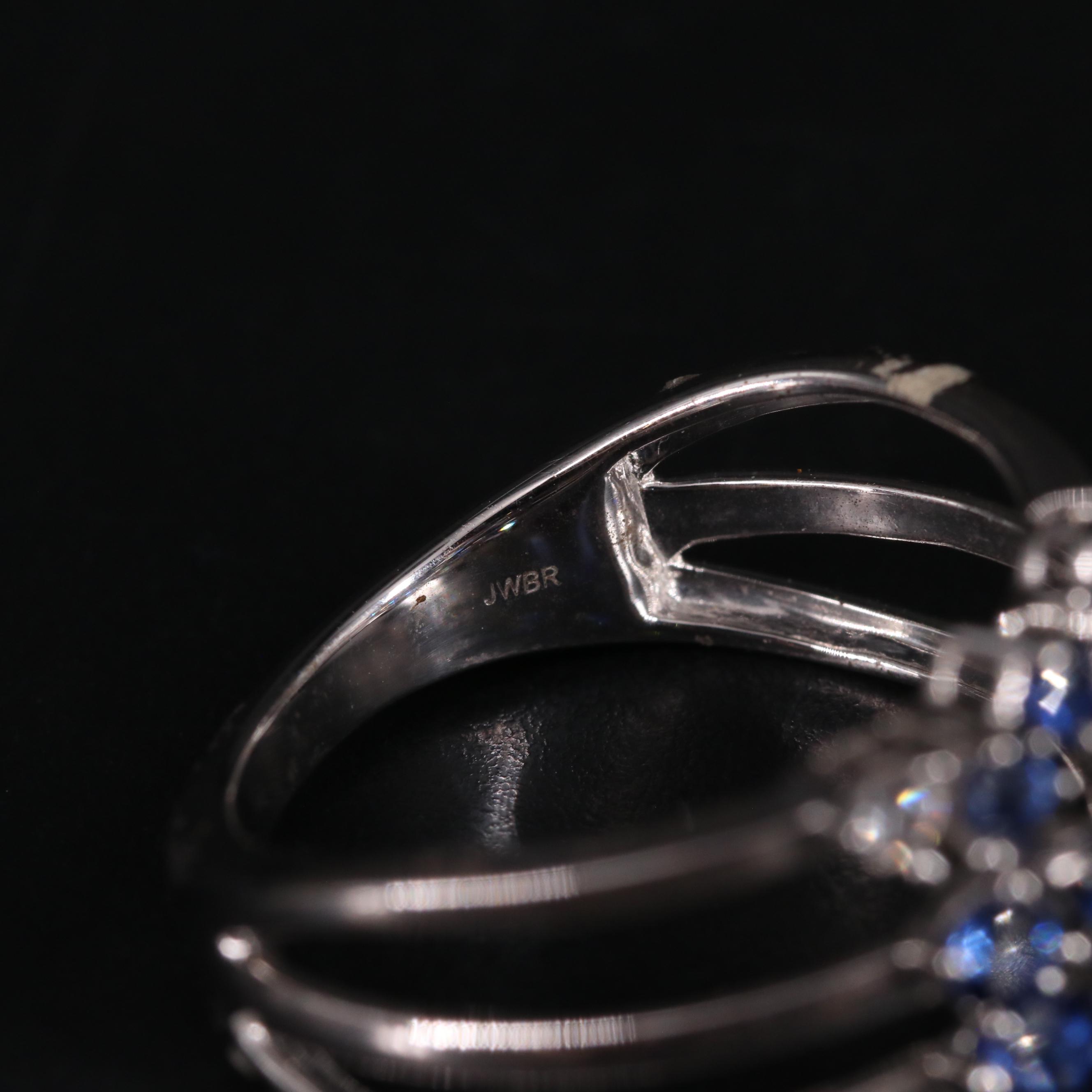 Sterling Silver Sapphire Ring