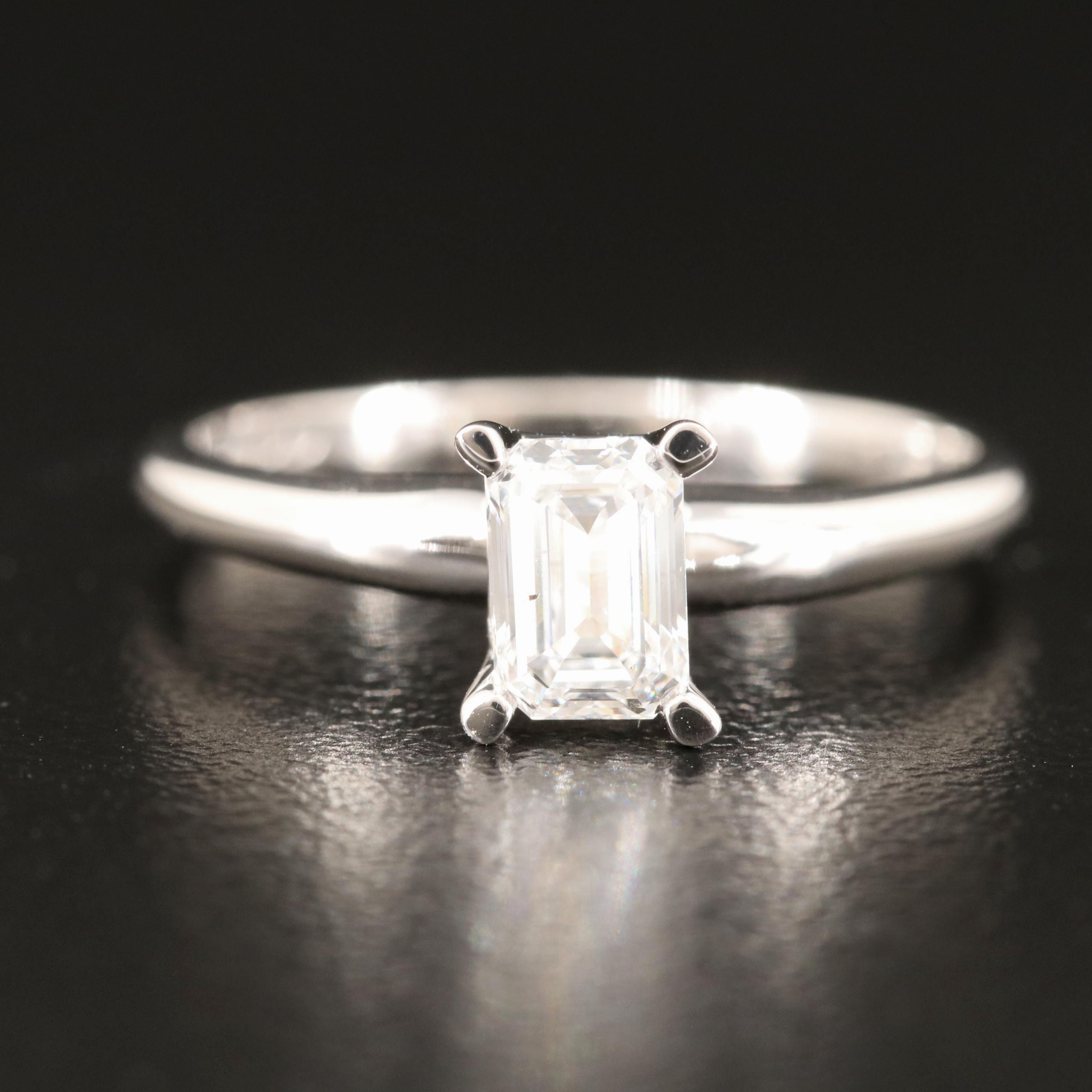 14K 0.55 CT Lab Grown Diamond Ring