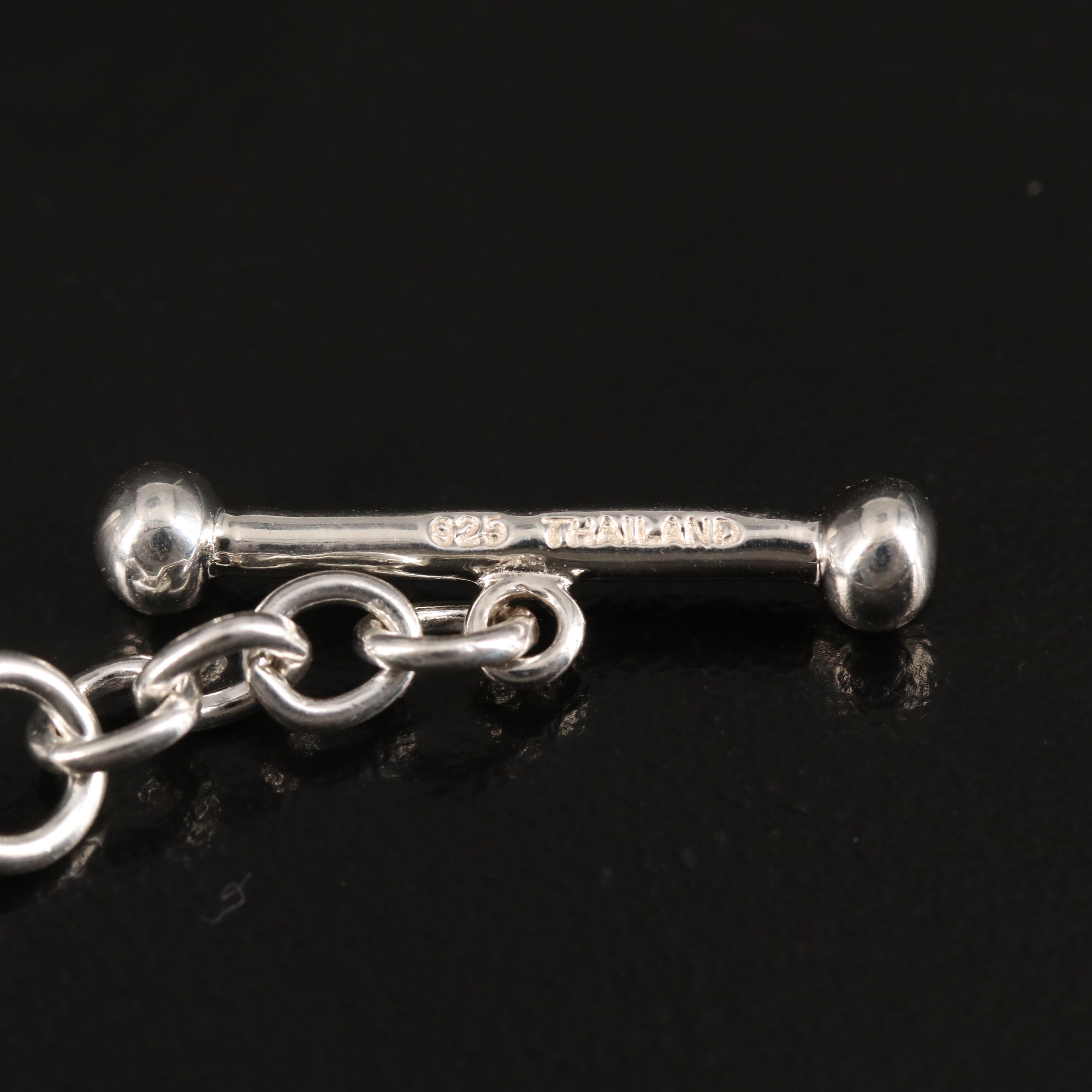 Michael Dawkins Quartz, Citrine and Mother-of-Pearl Bracelet in Sterling