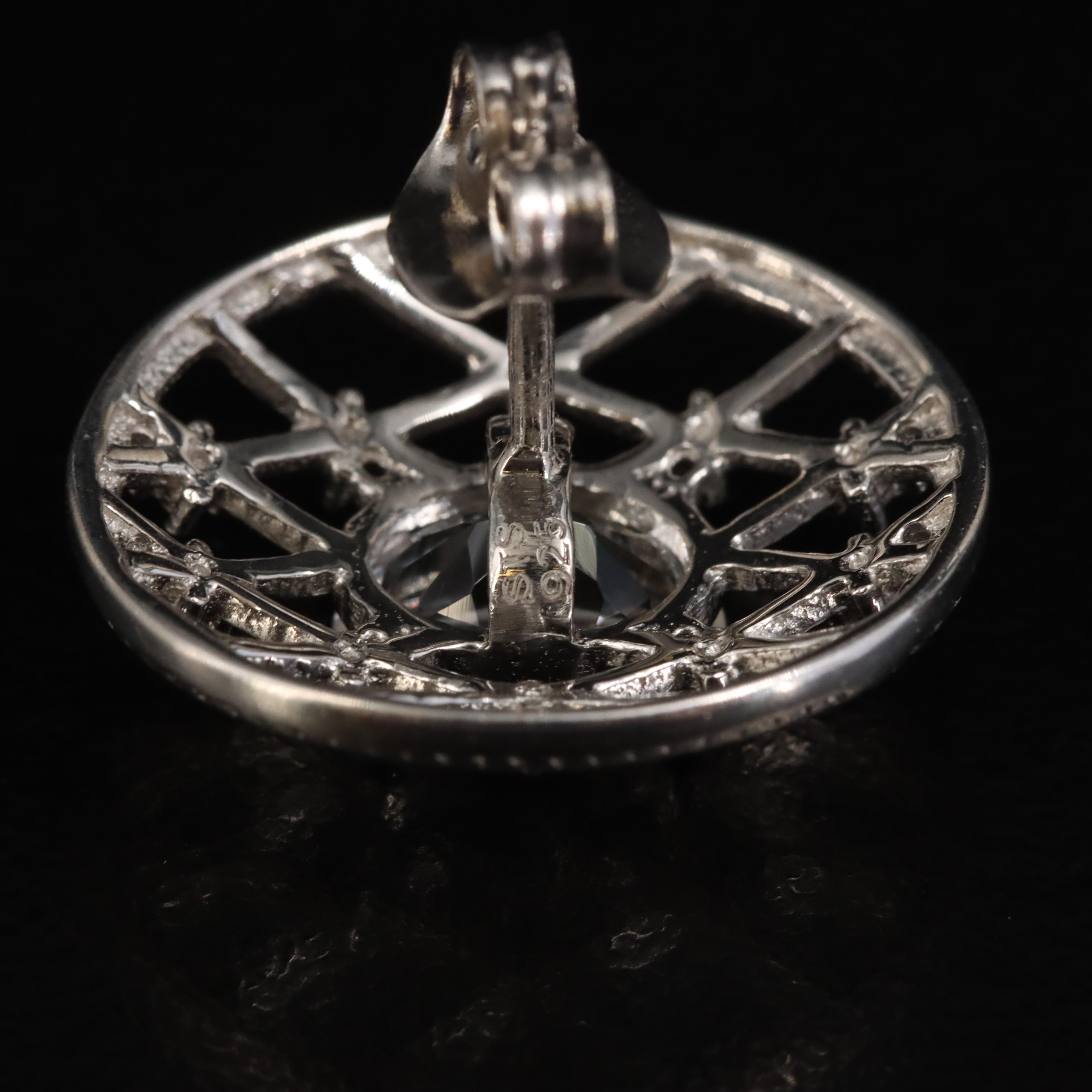 Sterling Petalite Openwork Earrings