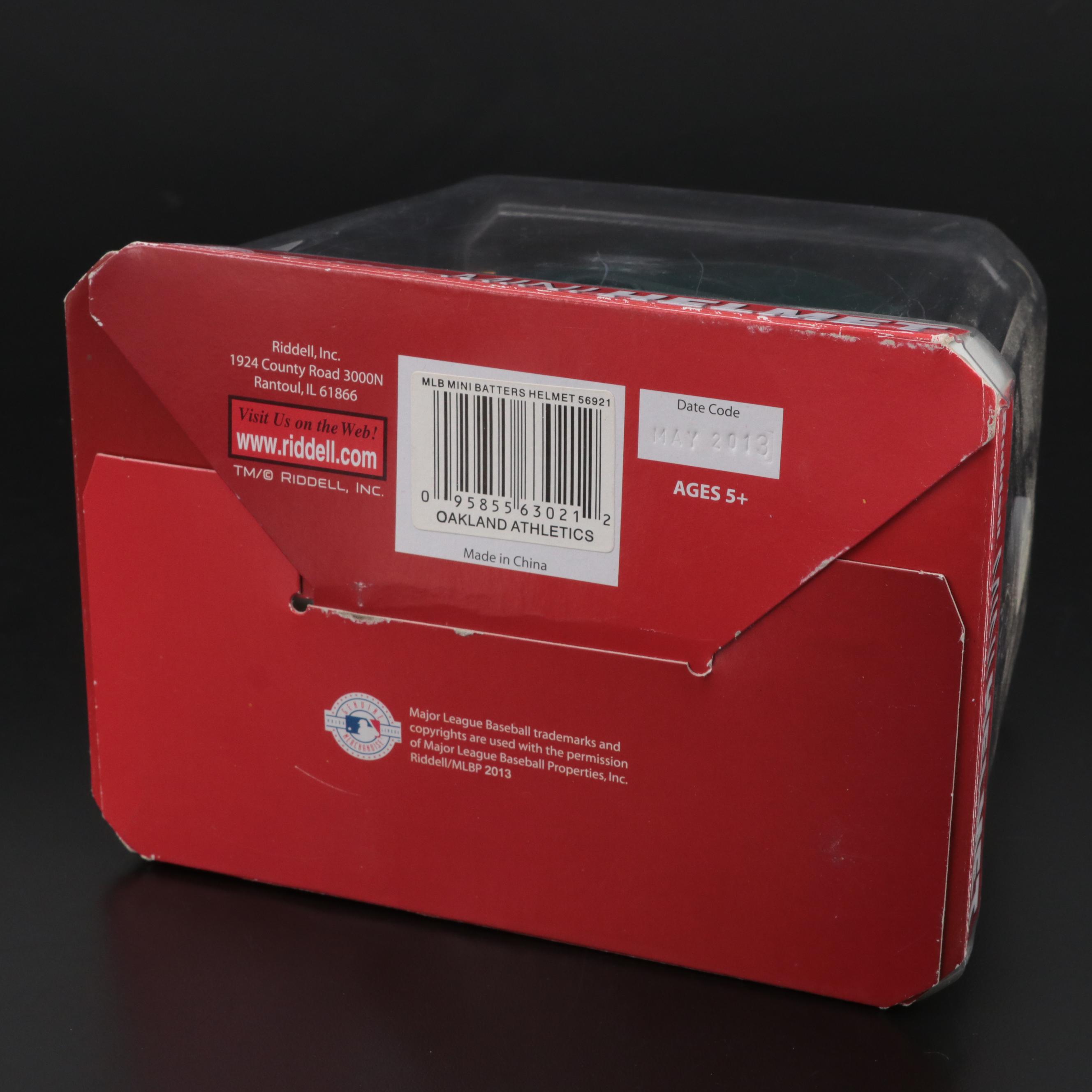 Oakland Athletics Jose Canseco Signed Baseball Jersey, Mini Riddell Helmet