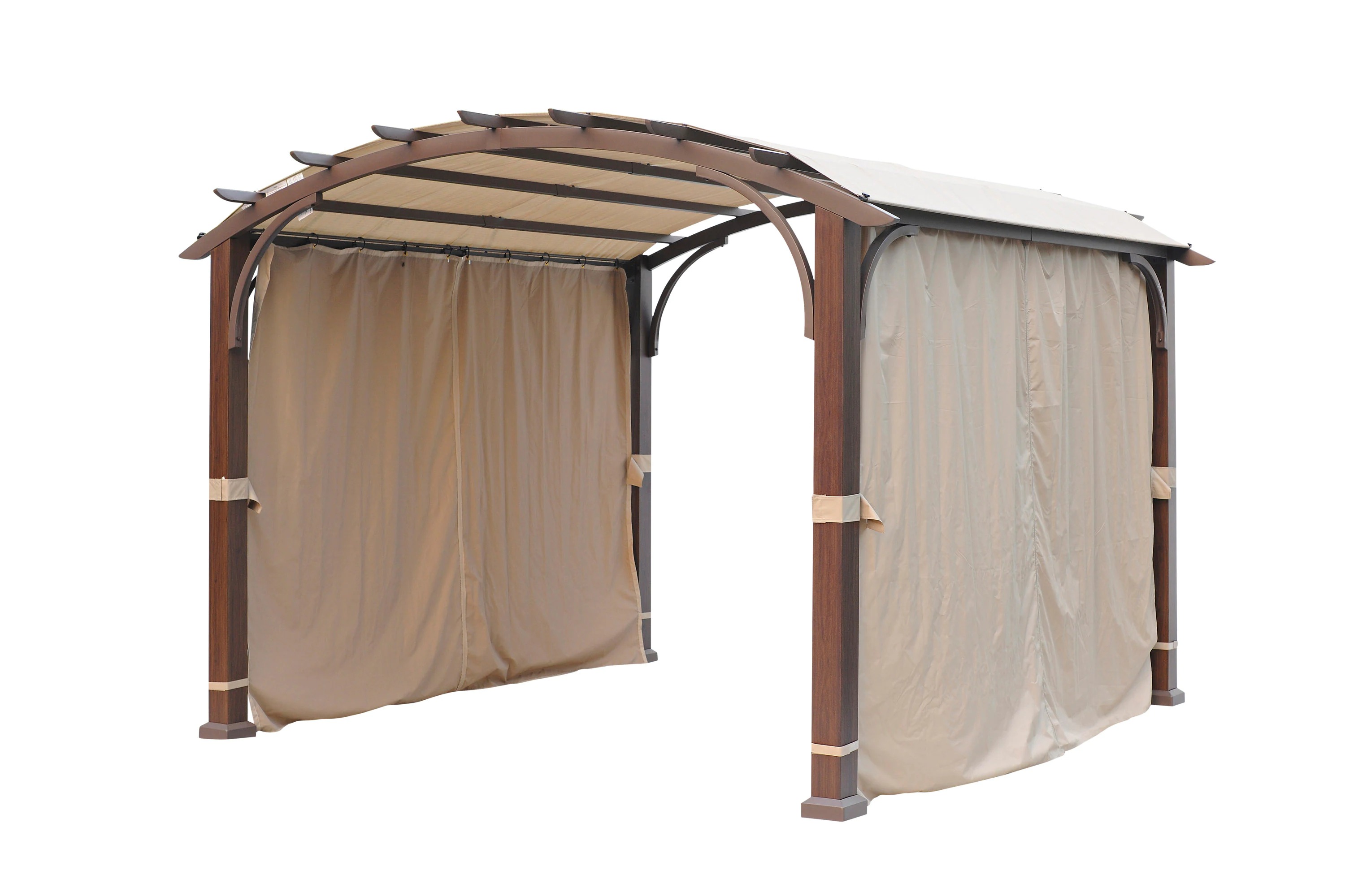 Allen + Roth Freestanding Pergola with Canopy