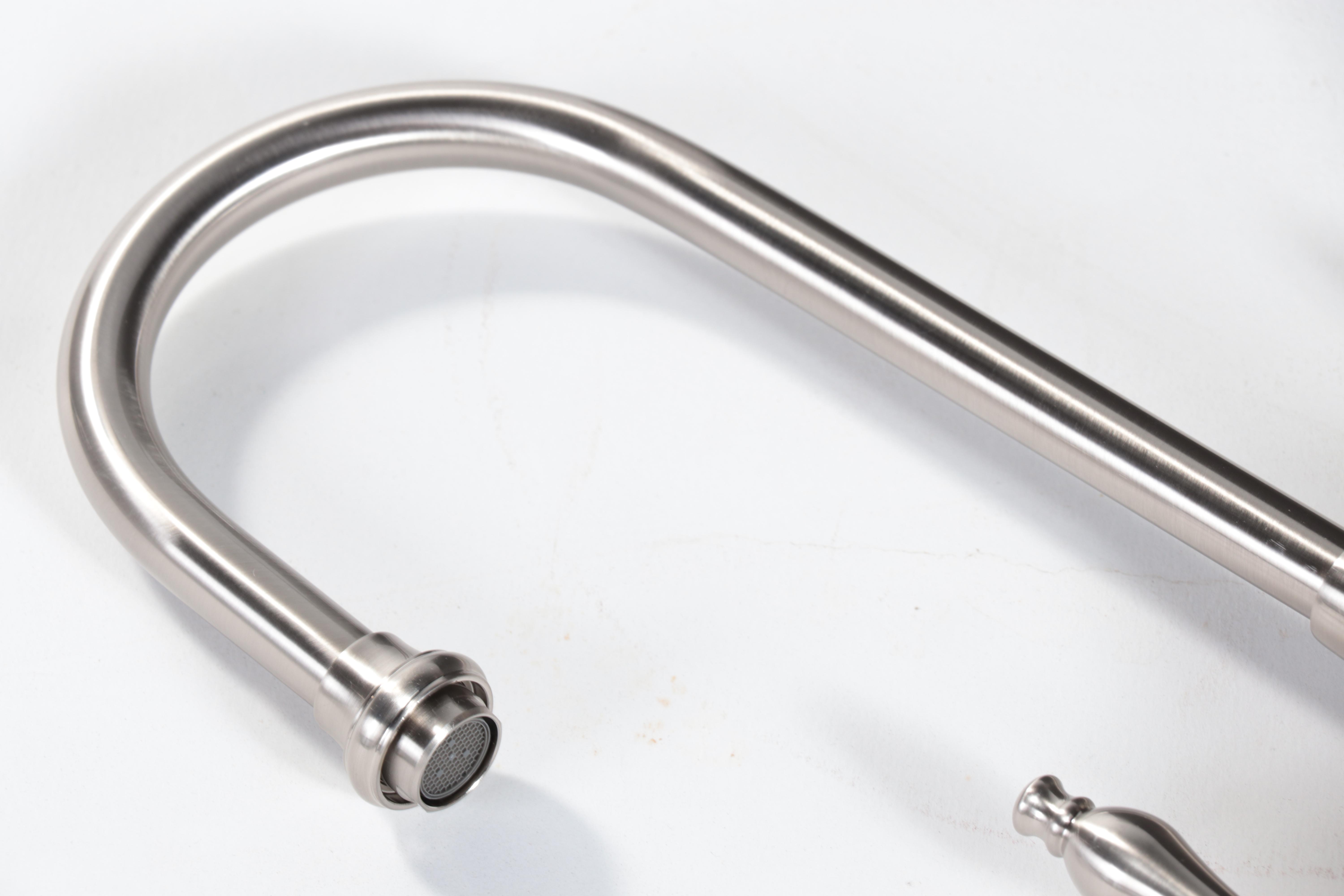 Gunmetal Black Finish Stainless Steel Sink with Brushed Nickel Finish Faucet