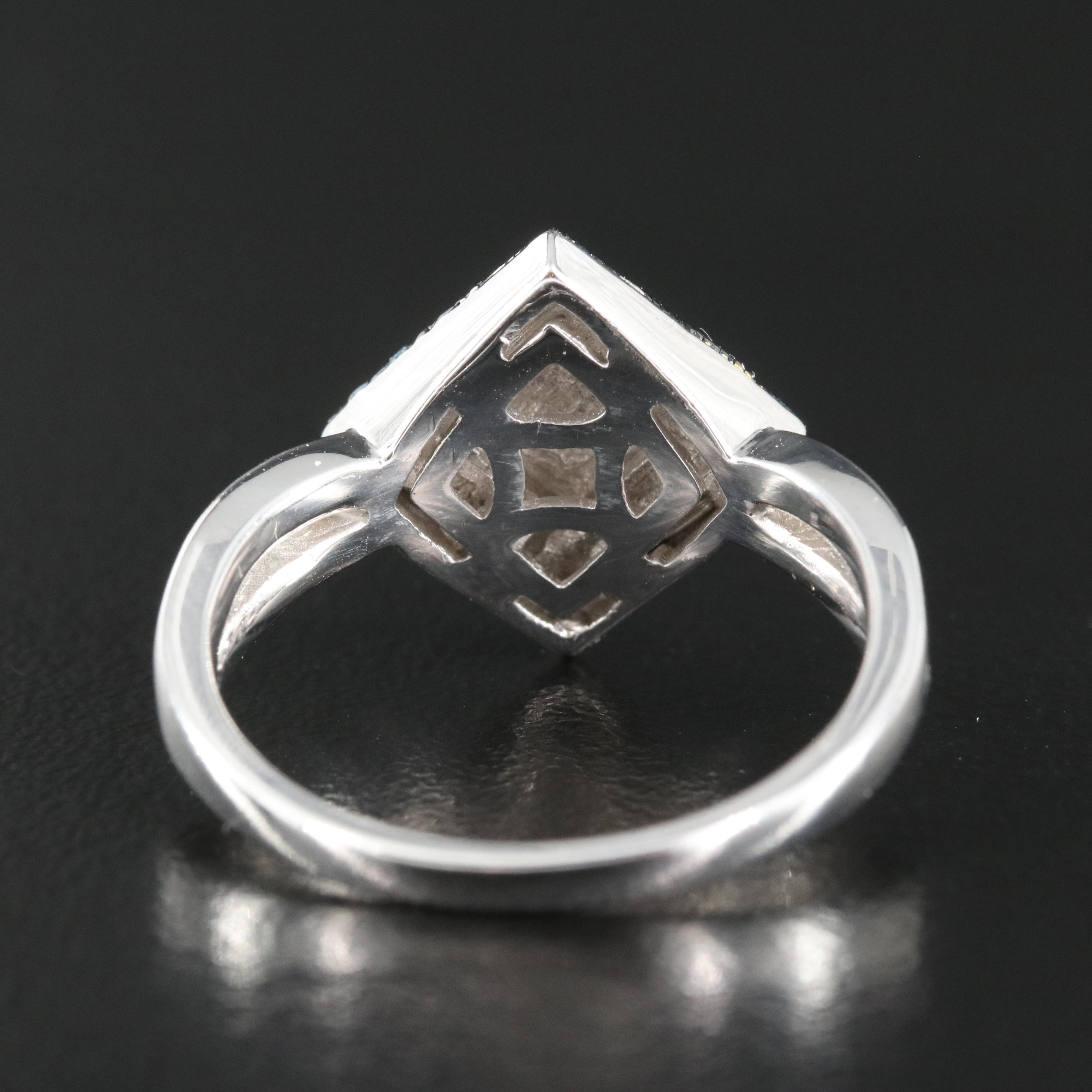 Sterling Diamond Ring