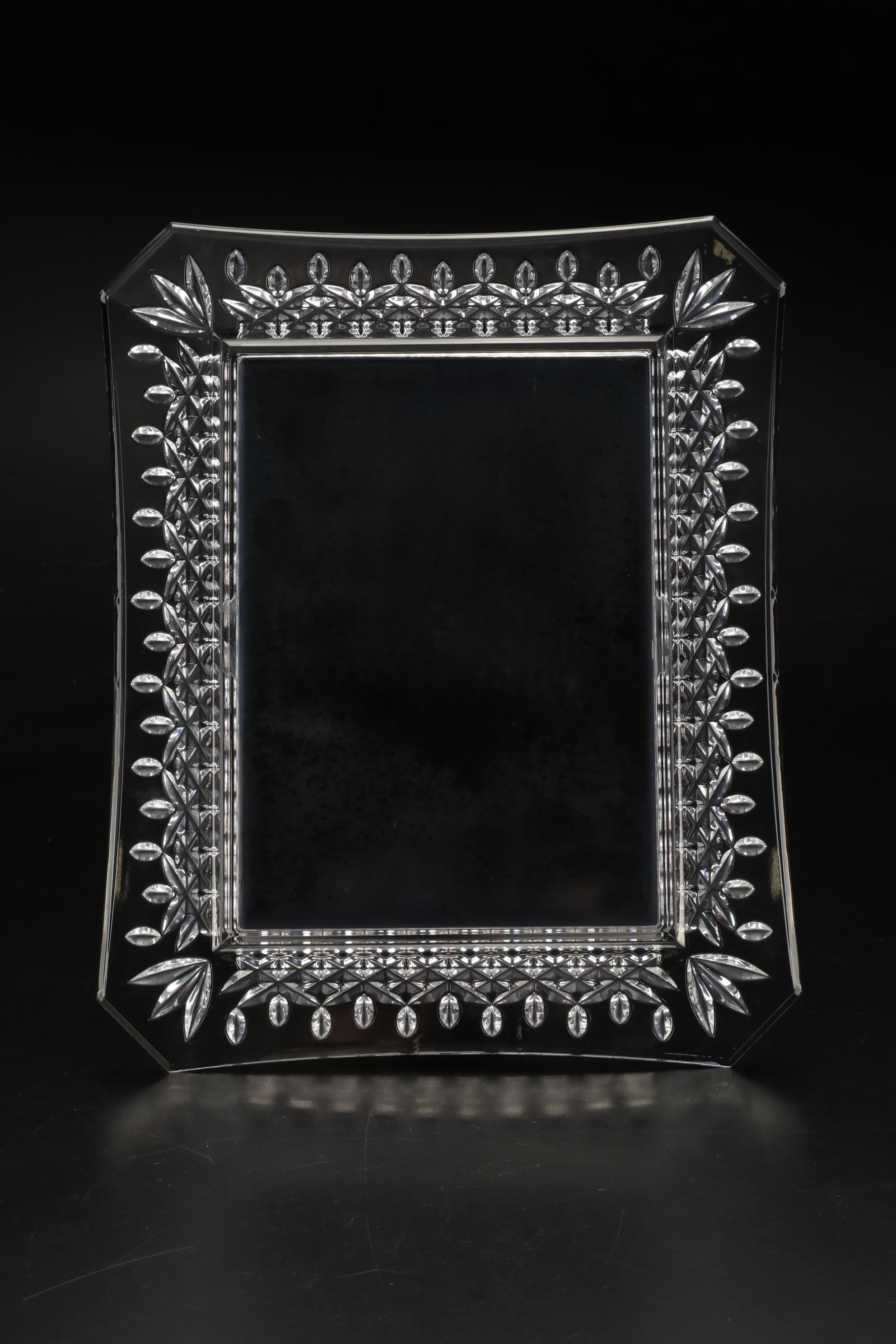 Waterford Crystal Candlesticks and Frame with Marquis Vanity Accessories