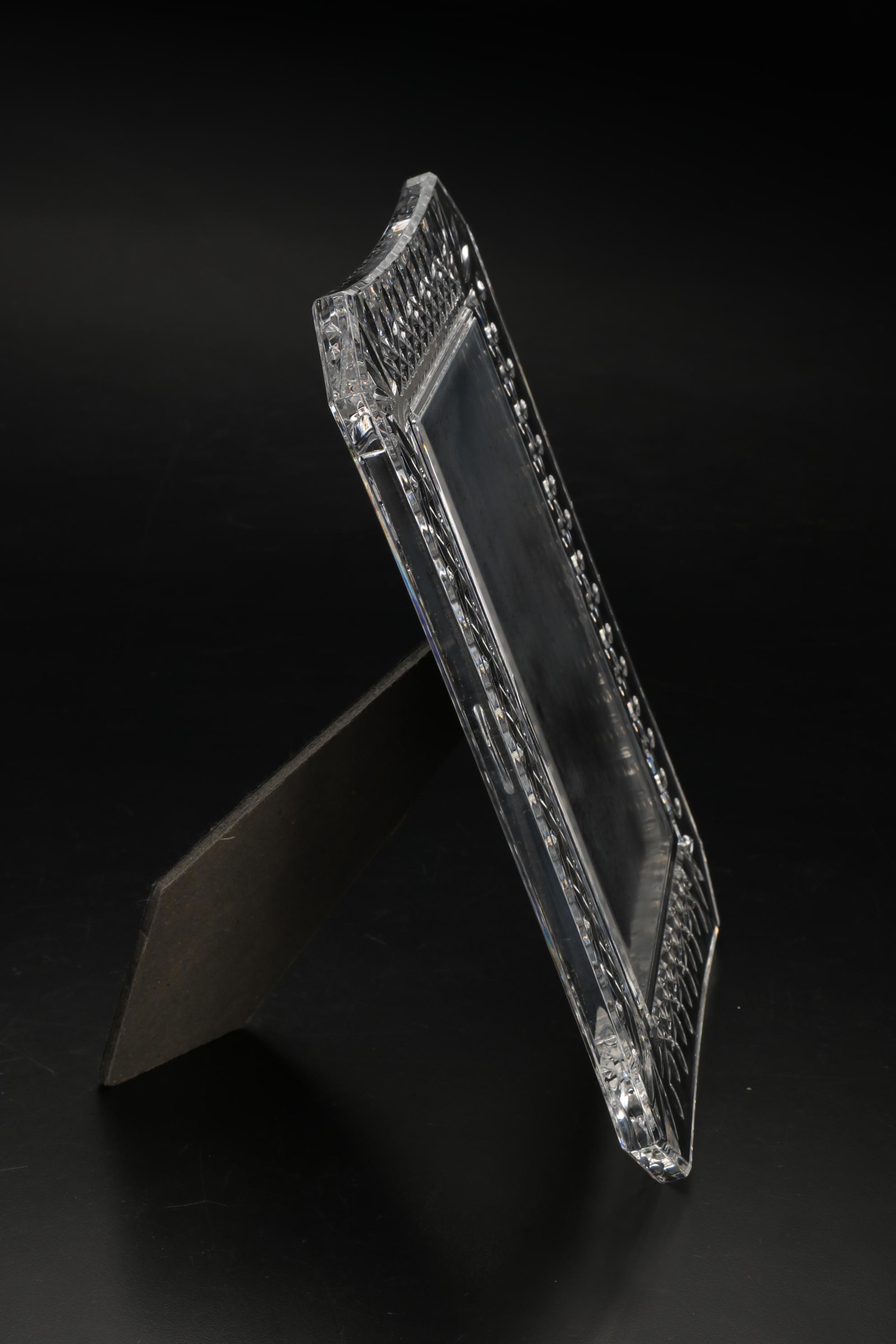 Waterford Crystal Candlesticks and Frame with Marquis Vanity Accessories