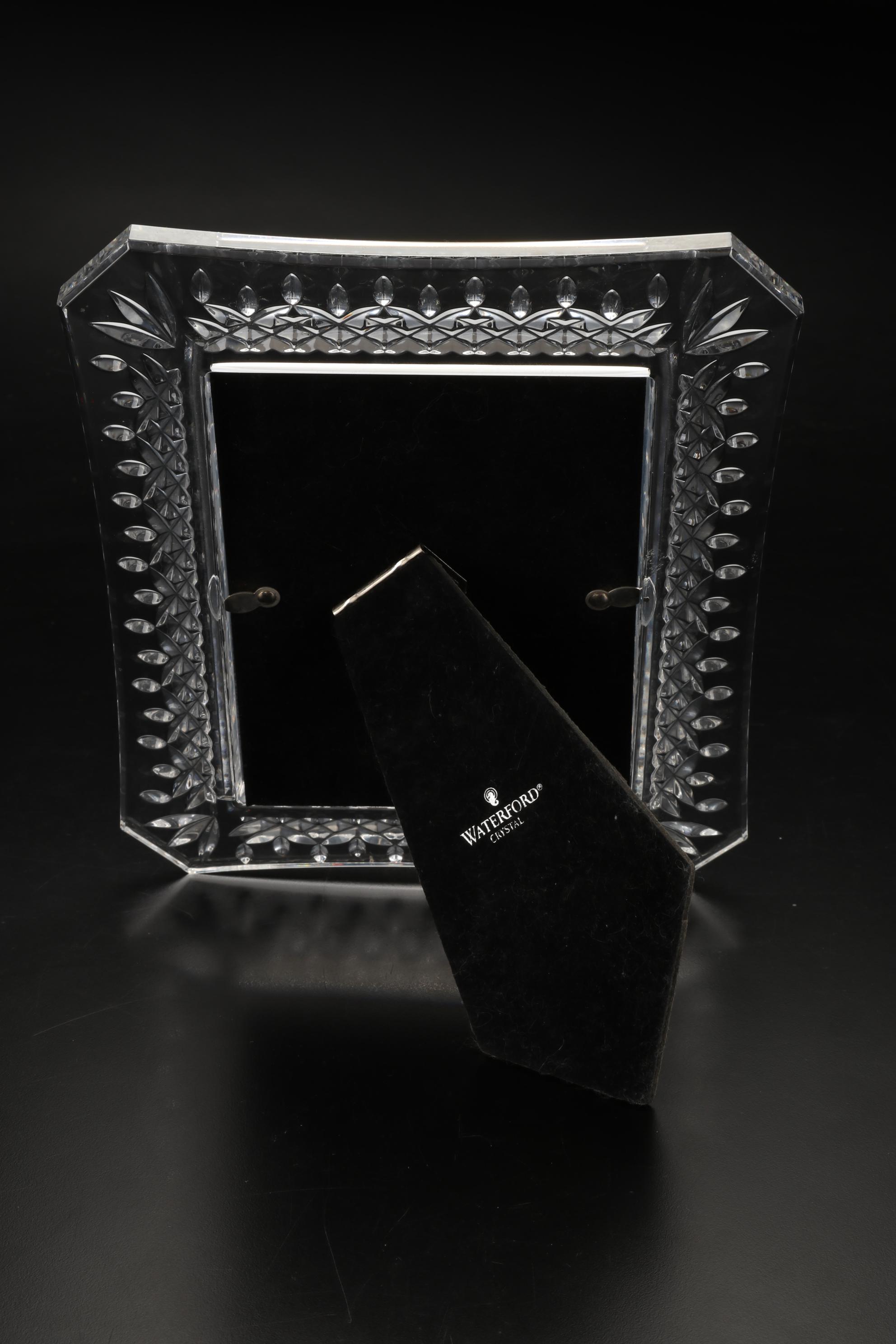 Waterford Crystal Candlesticks and Frame with Marquis Vanity Accessories